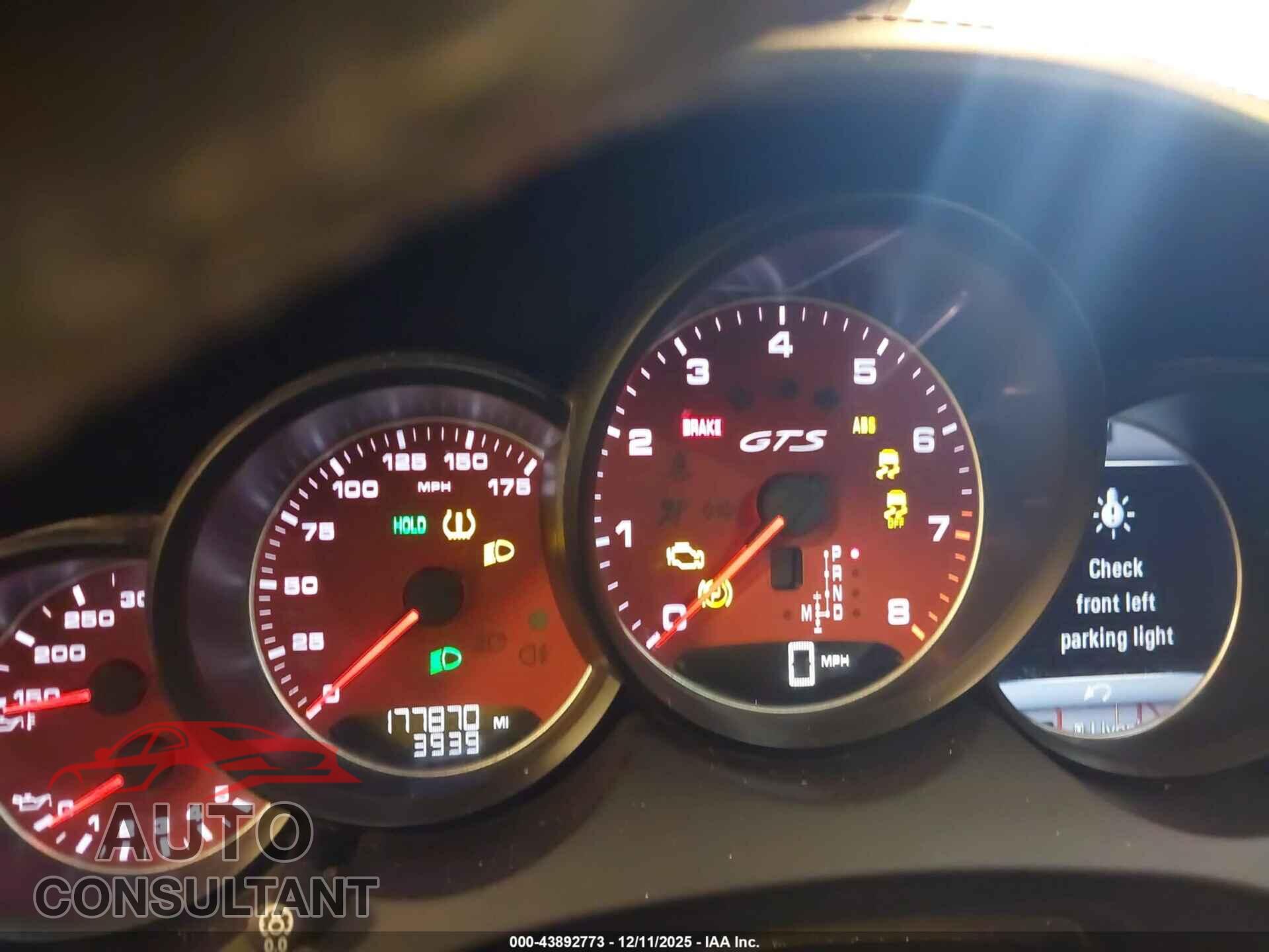 PORSCHE CAYENNE 2016 - WP1AD2A2XGLA78894