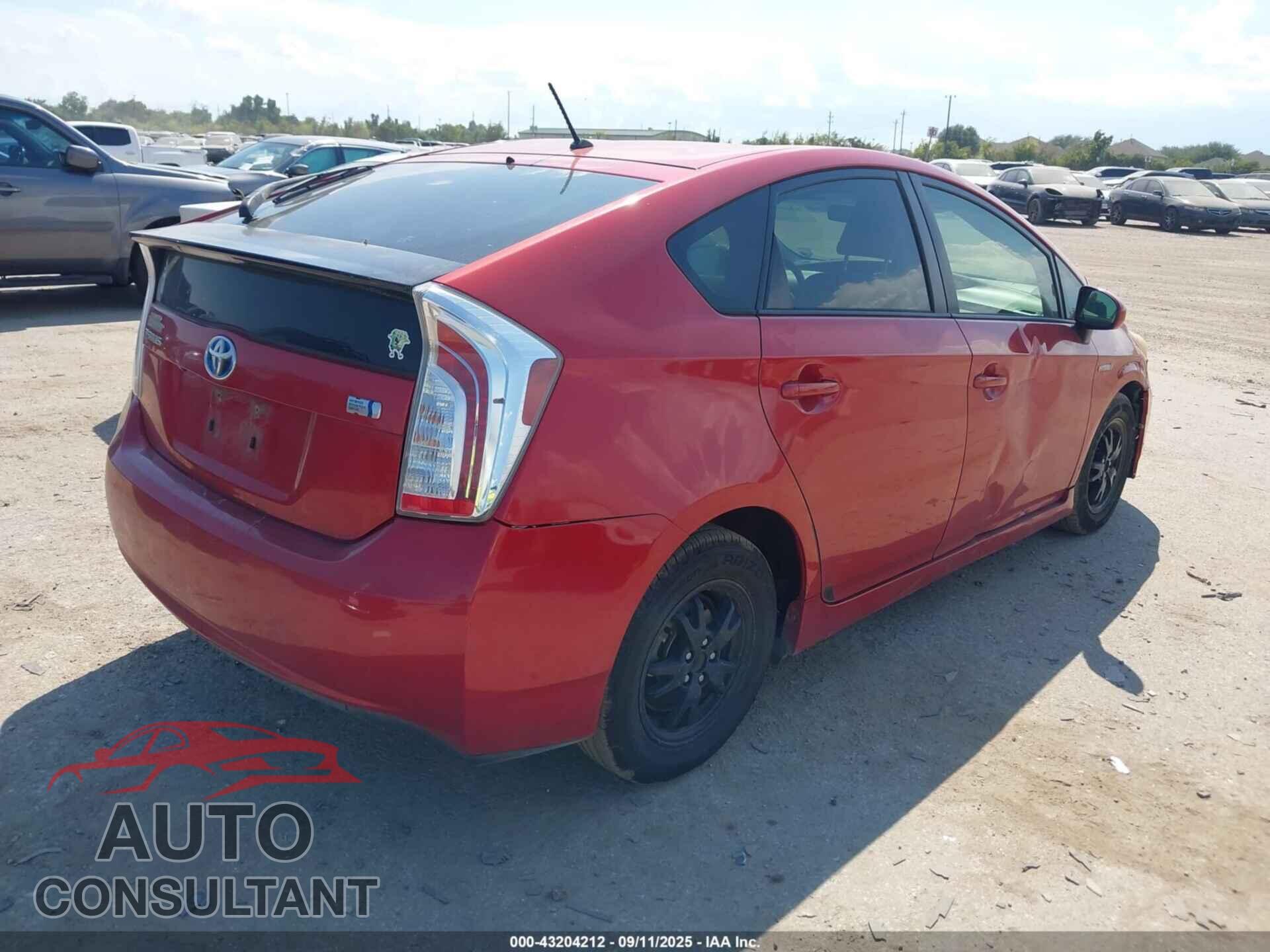 TOYOTA PRIUS 2015 - JTDKN3DU2F0431439