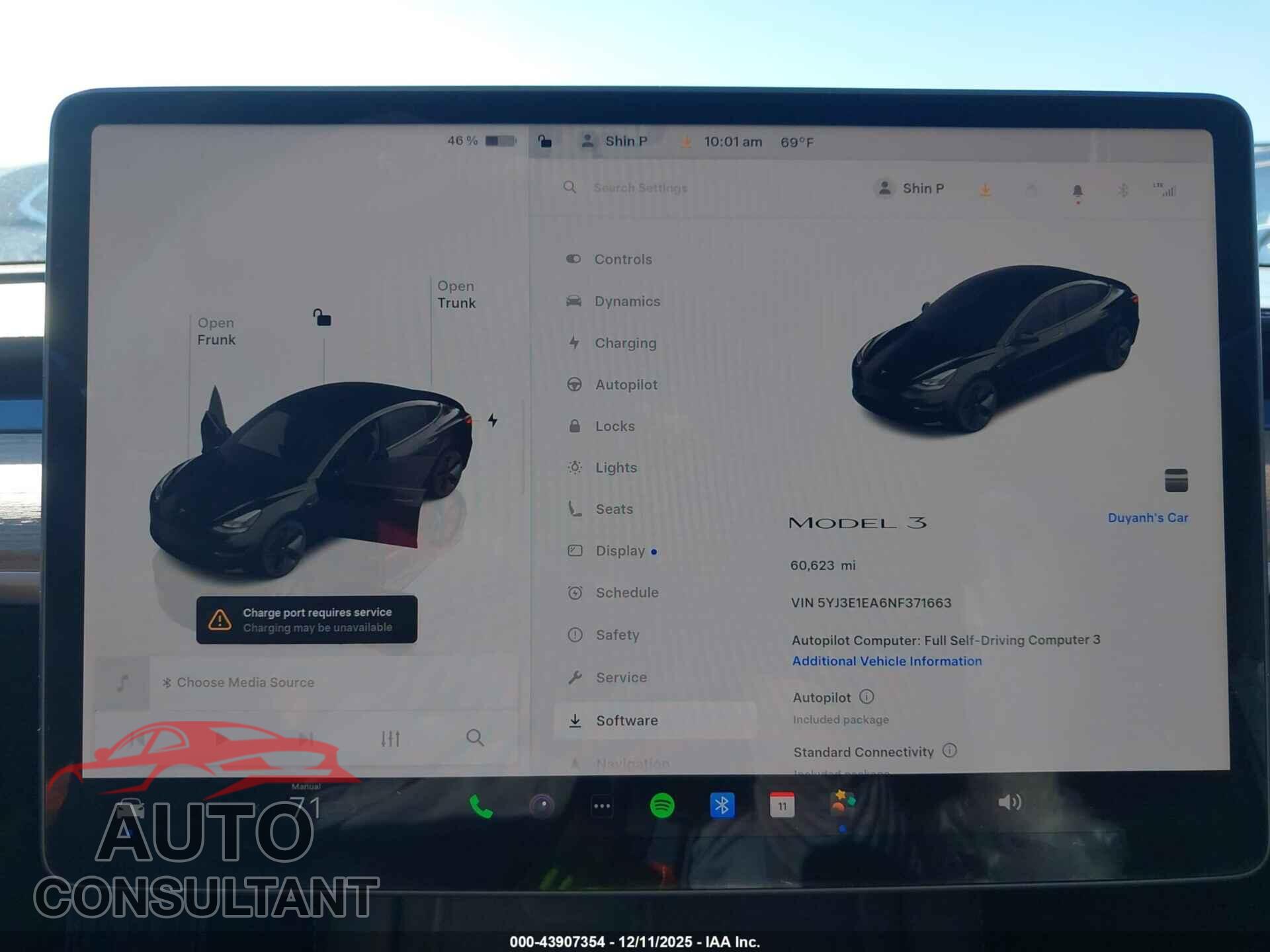 TESLA MODEL 3 2022 - 5YJ3E1EA6NF371663
