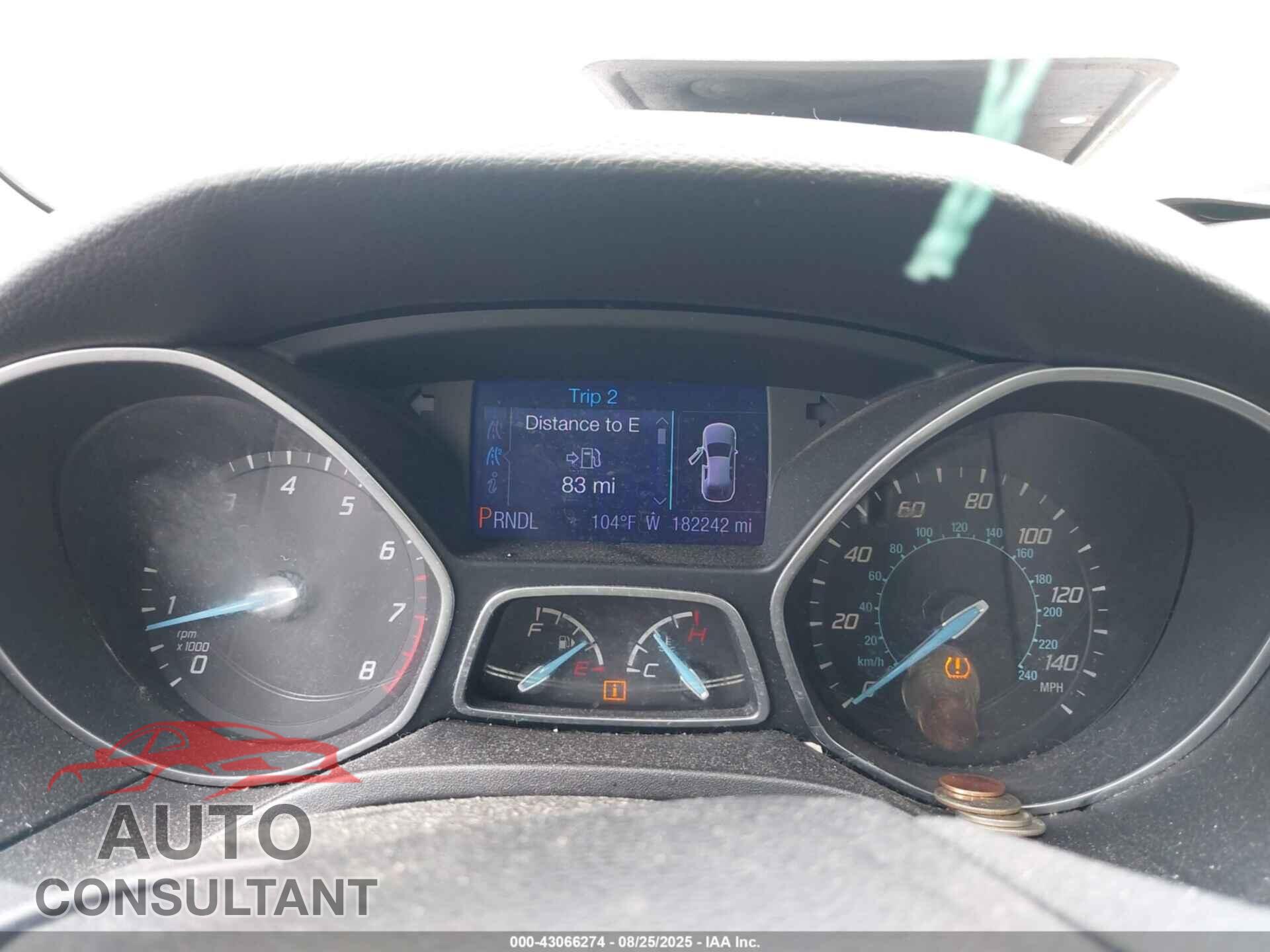 FORD FOCUS 2013 - 1FADP3F26DL222124