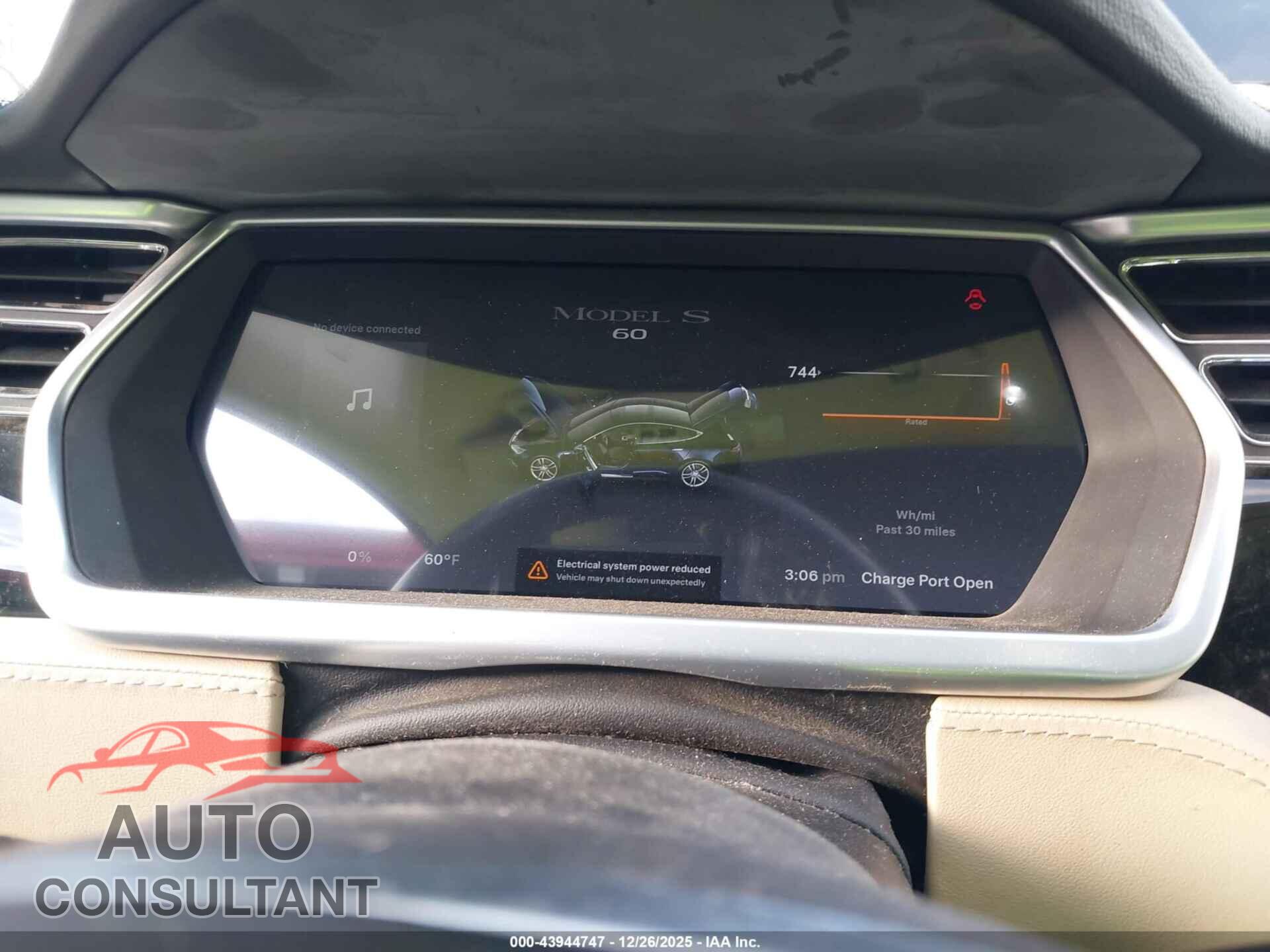 TESLA MODEL S 2013 - 5YJSA1AG4DFP09769