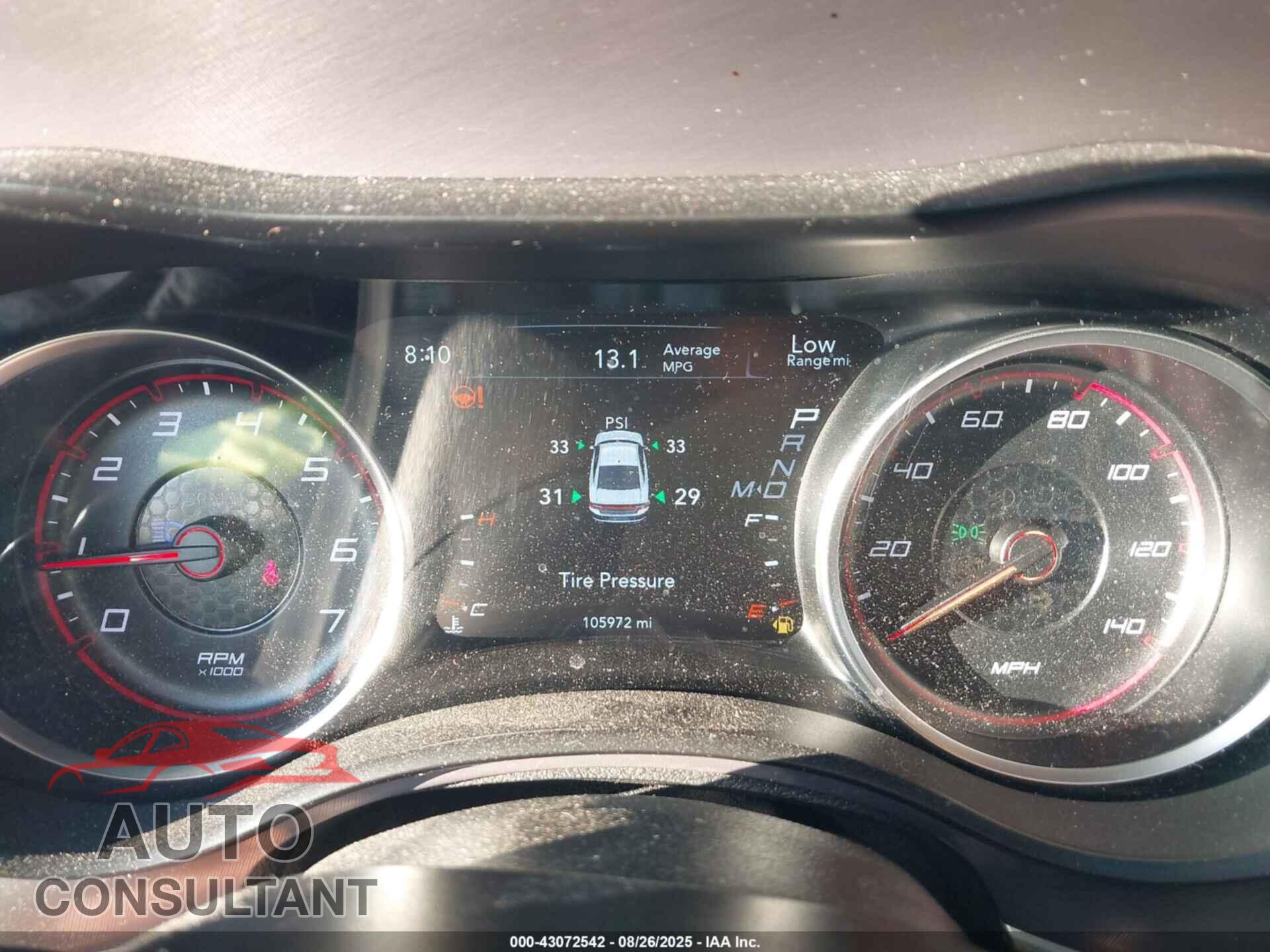 DODGE CHARGER 2019 - 2C3CDXBG6KH664746