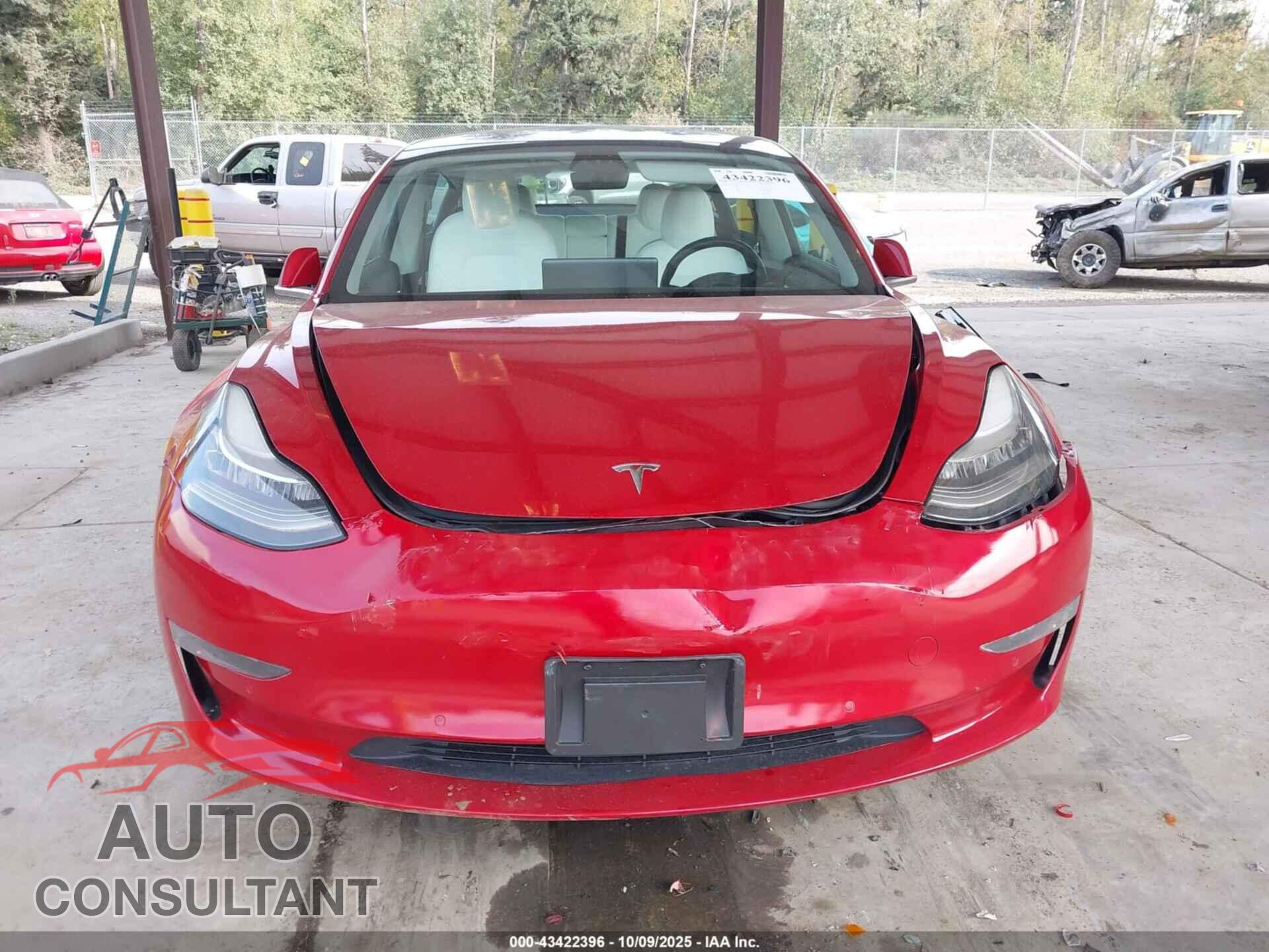 TESLA MODEL 3 2019 - 5YJ3E1EB4KF407273