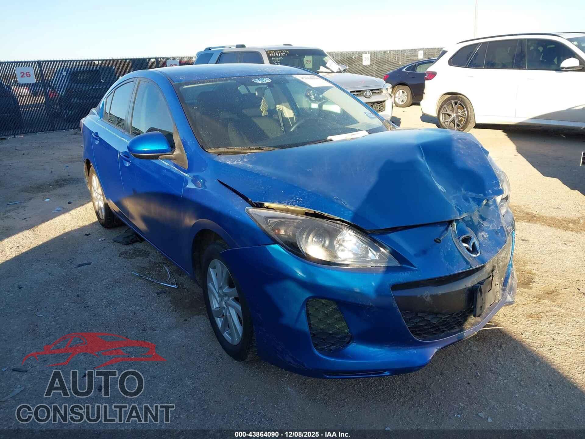 MAZDA MAZDA3 2012 - JM1BL1V76C1594491