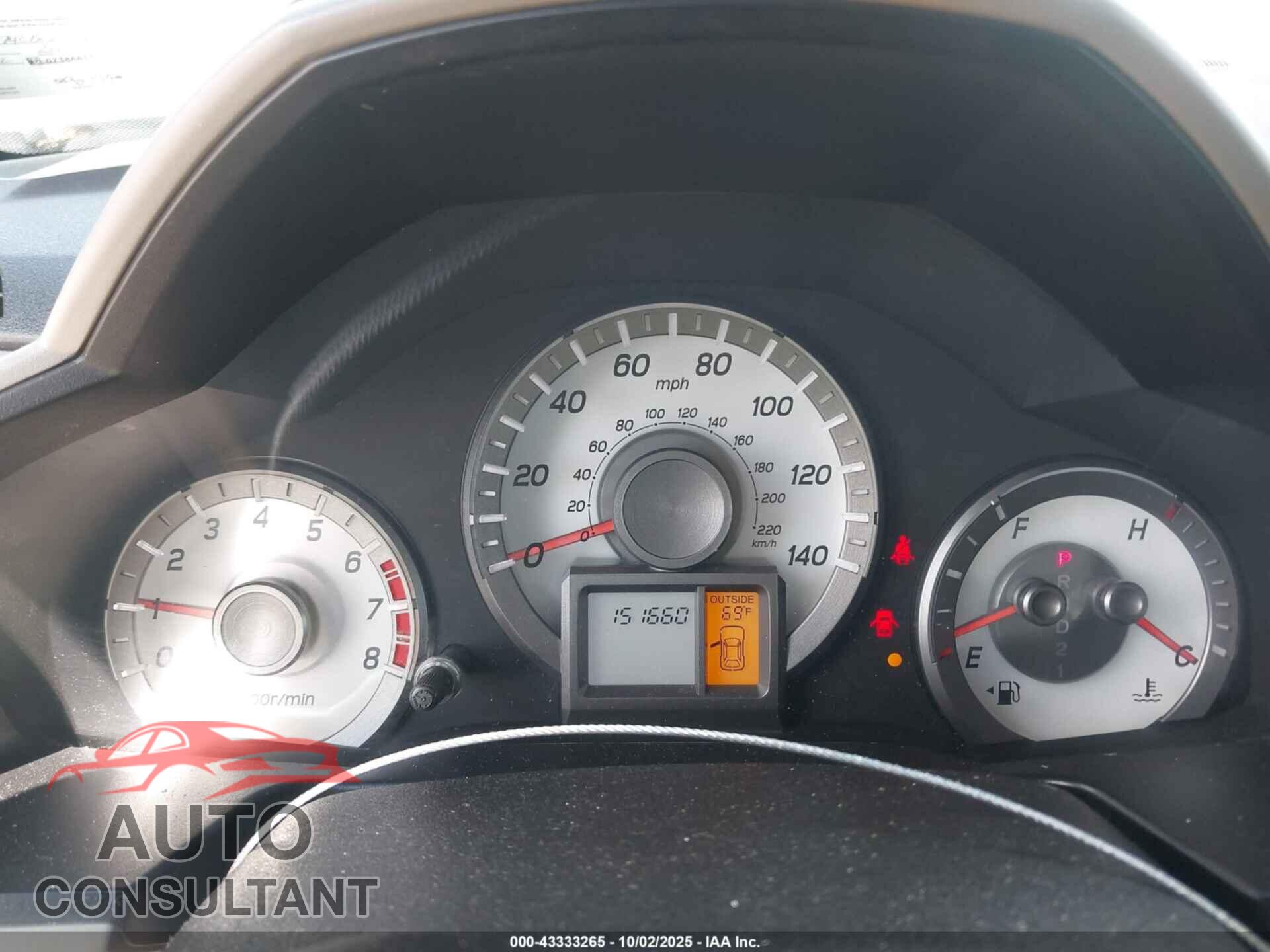 HONDA PILOT 2012 - 5FNYF4H74CB053896