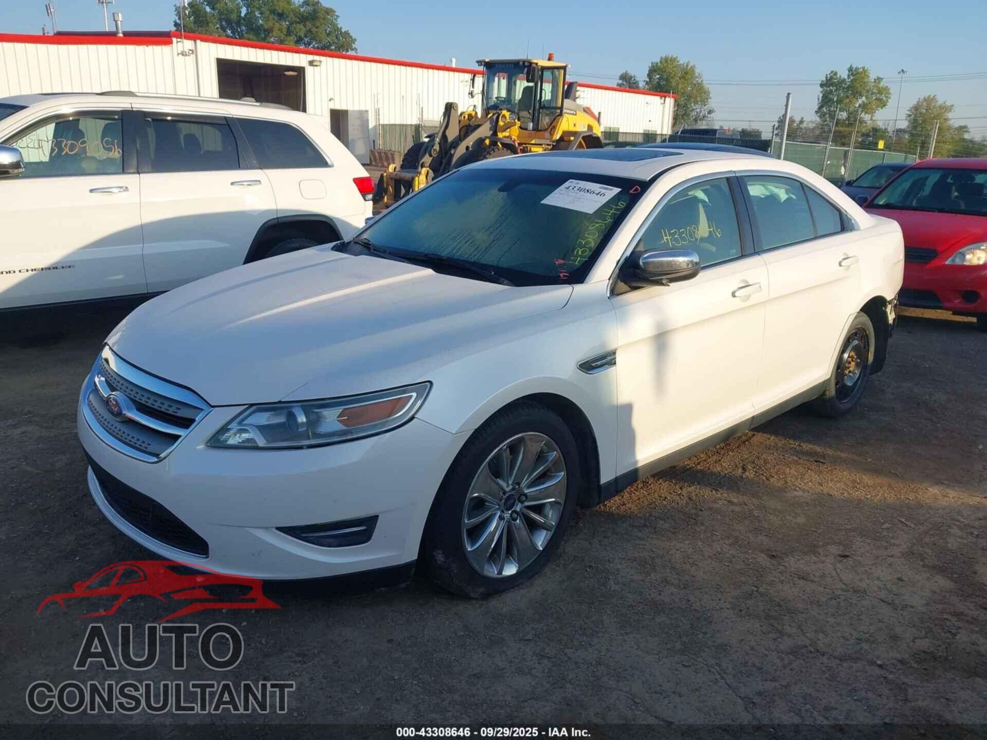 FORD TAURUS 2012 - 1FAHP2FW8CG110706