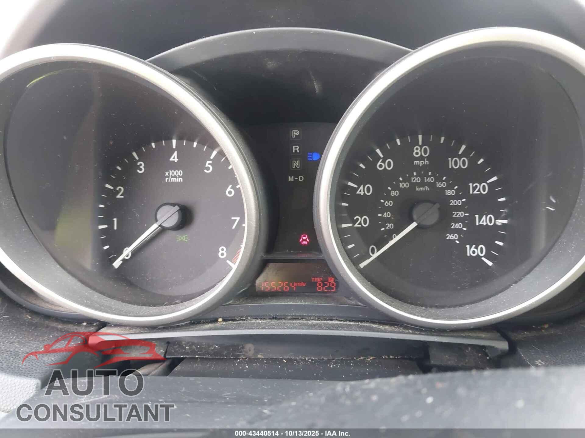 MAZDA MAZDA5 2012 - JM1CW2BL6C0118167
