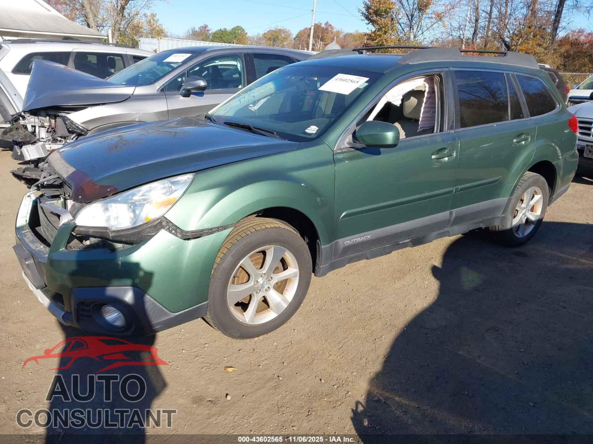 SUBARU OUTBACK 2014 - 4S4BRBLC5E3317502