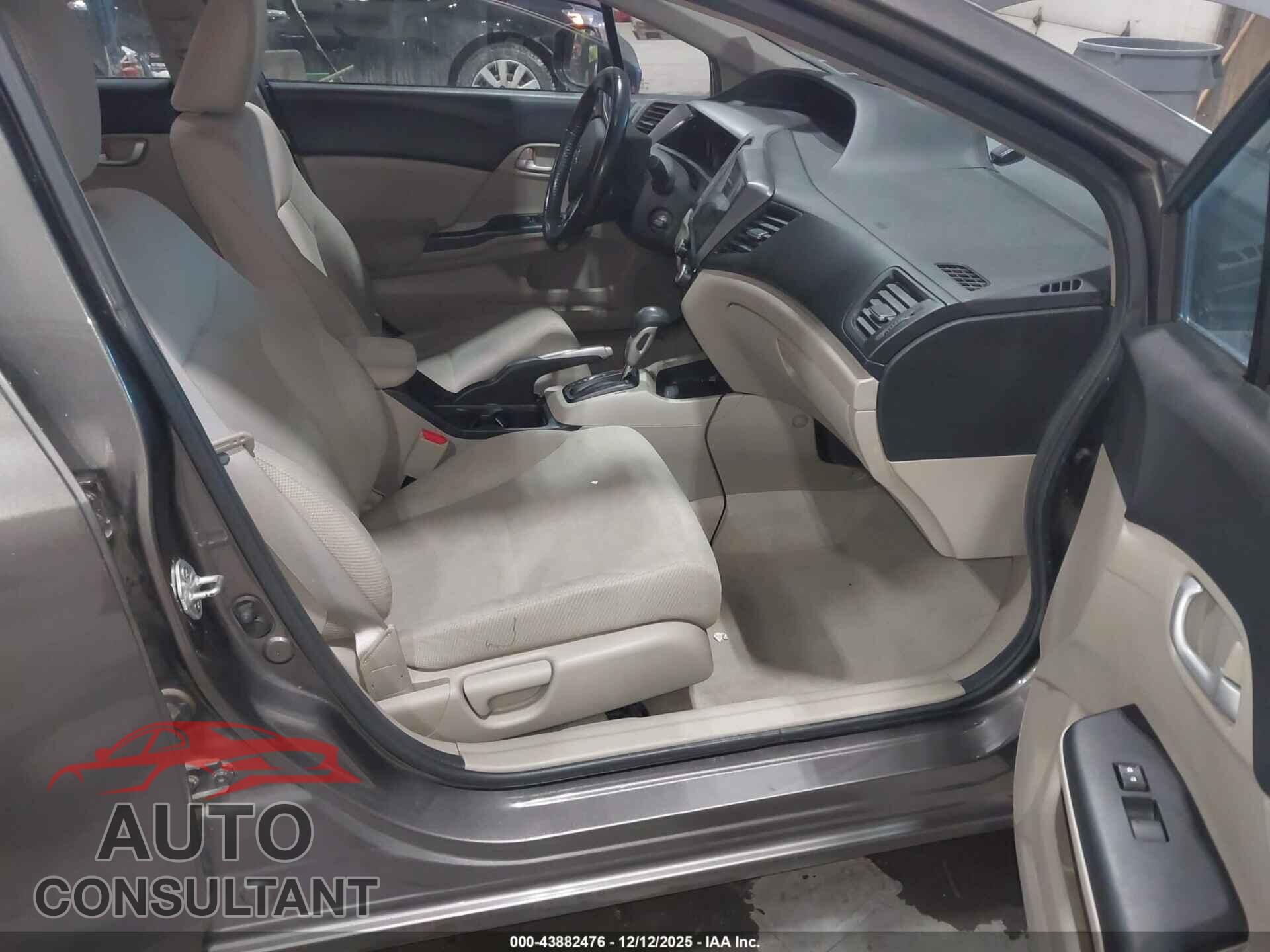 HONDA CIVIC 2012 - 19XFB2F53CE346557