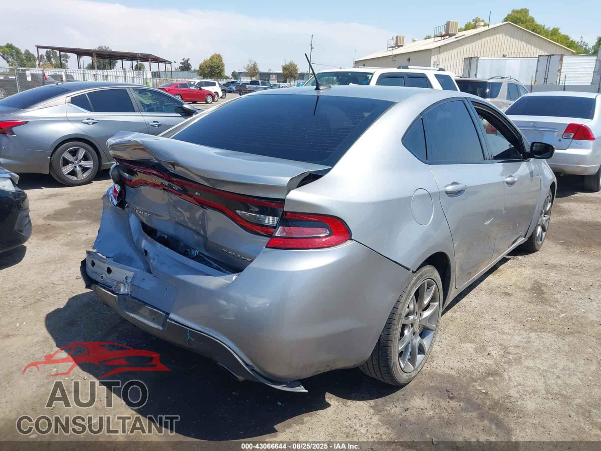 DODGE DART 2015 - 1C3CDFBB1FD182381