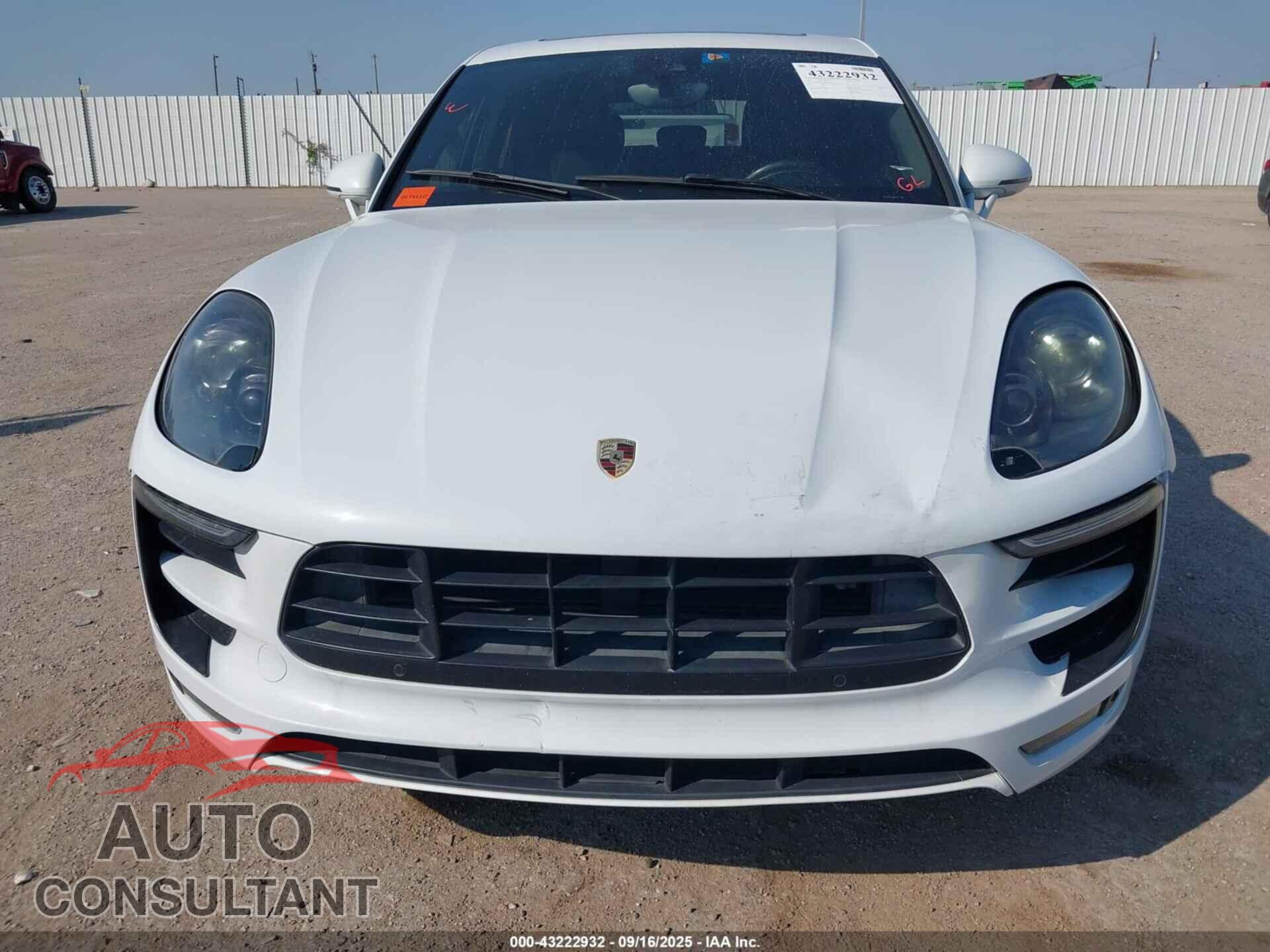 PORSCHE MACAN 2017 - WP1AG2A58HLB56043