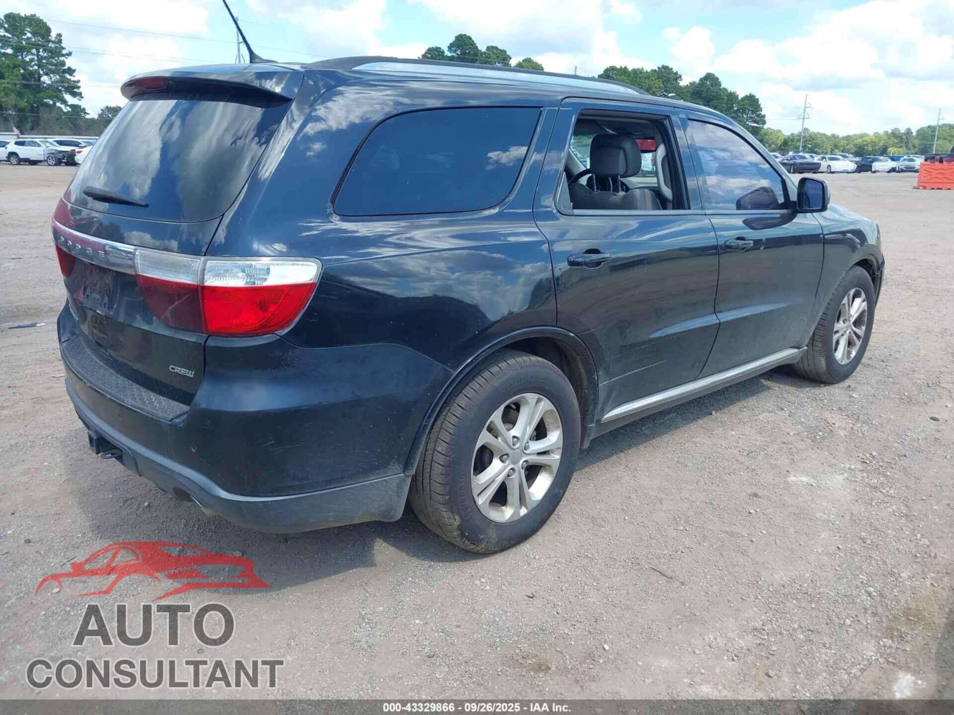 DODGE DURANGO 2011 - 1D4RD4GG6BC627974