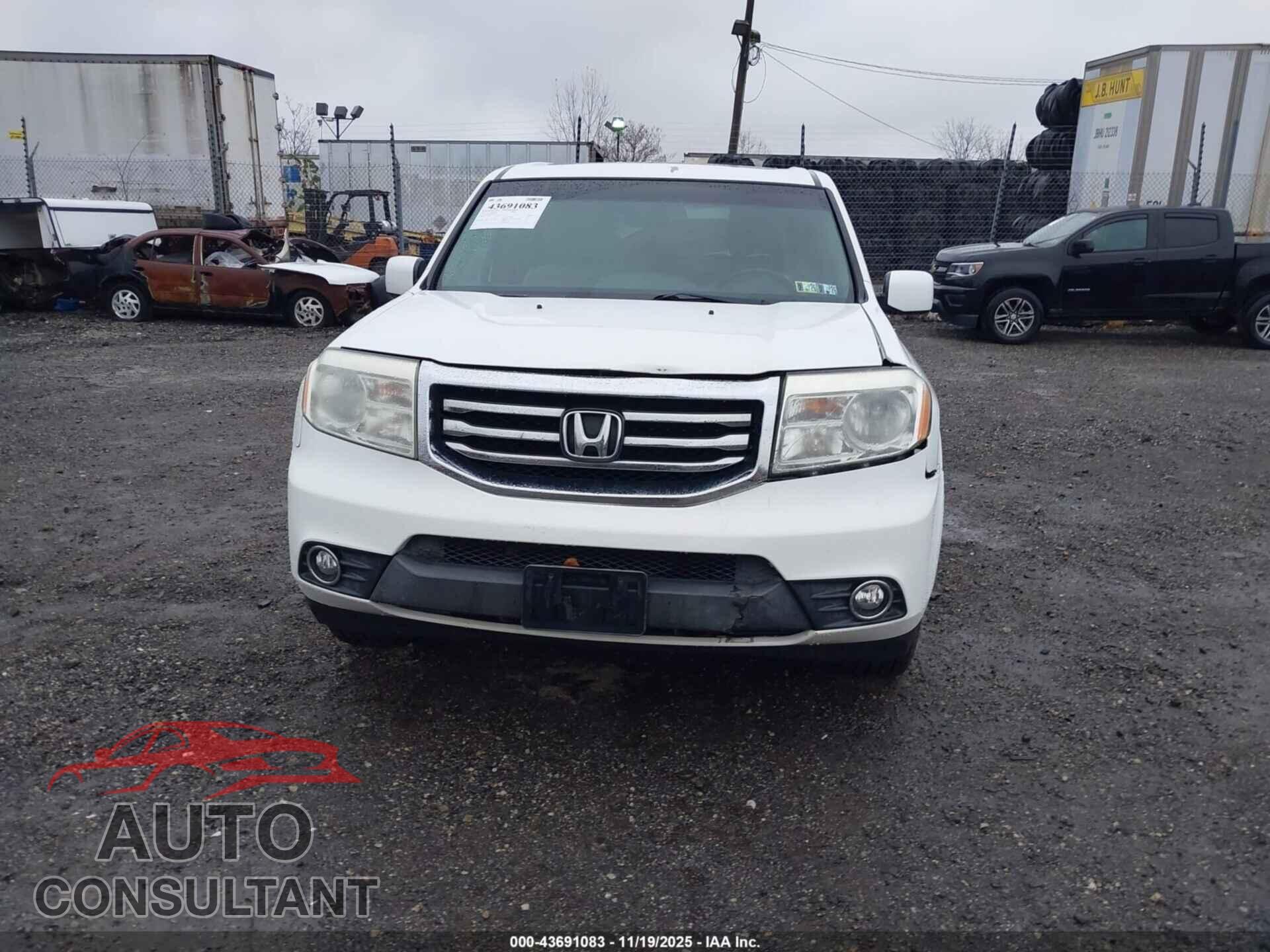HONDA PILOT 2012 - 5FNYF4H58CB056587