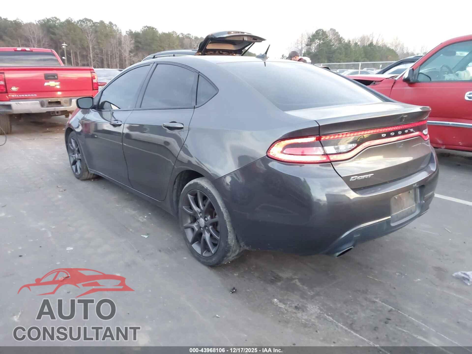 DODGE DART 2015 - 1C3CDFBB0FD301750