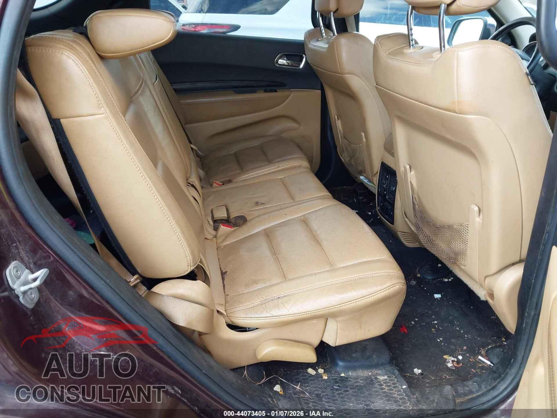 DODGE DURANGO 2012 - 1C4RDJEG1CC291960
