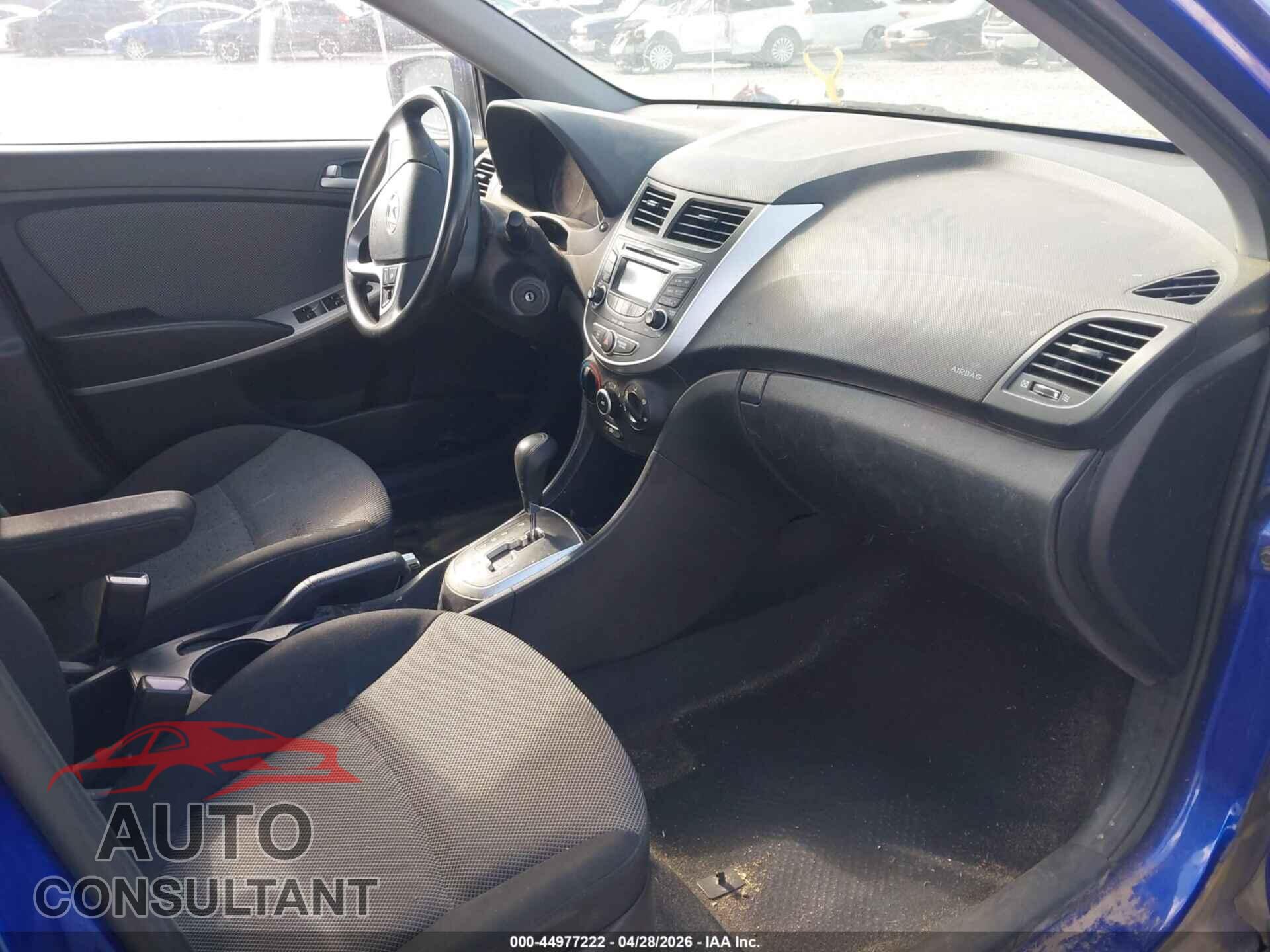 HYUNDAI ACCENT 2012 - KMHCT5AE8CU022347