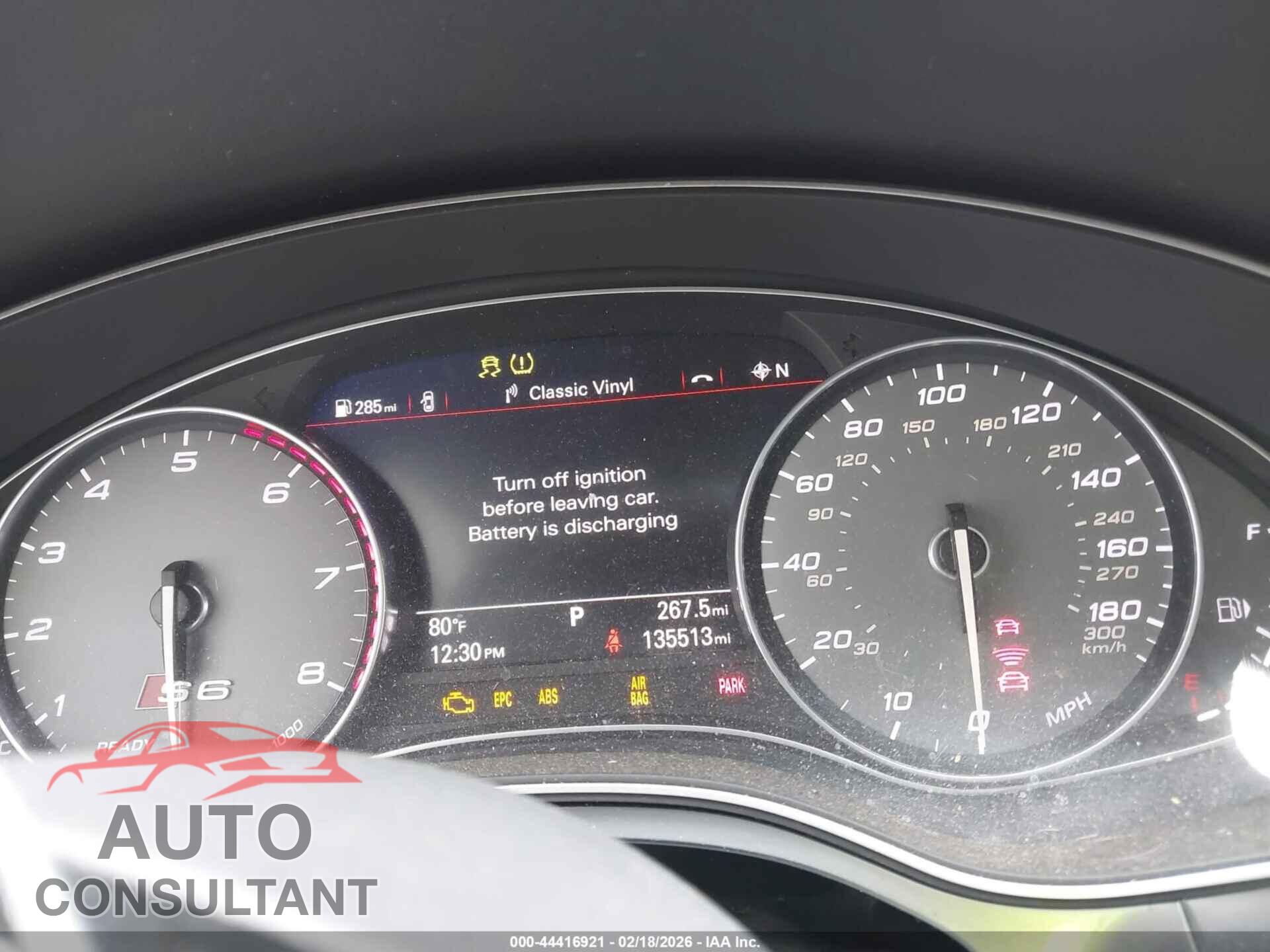 AUDI S6 2017 - WAUHFAFC1HN053410