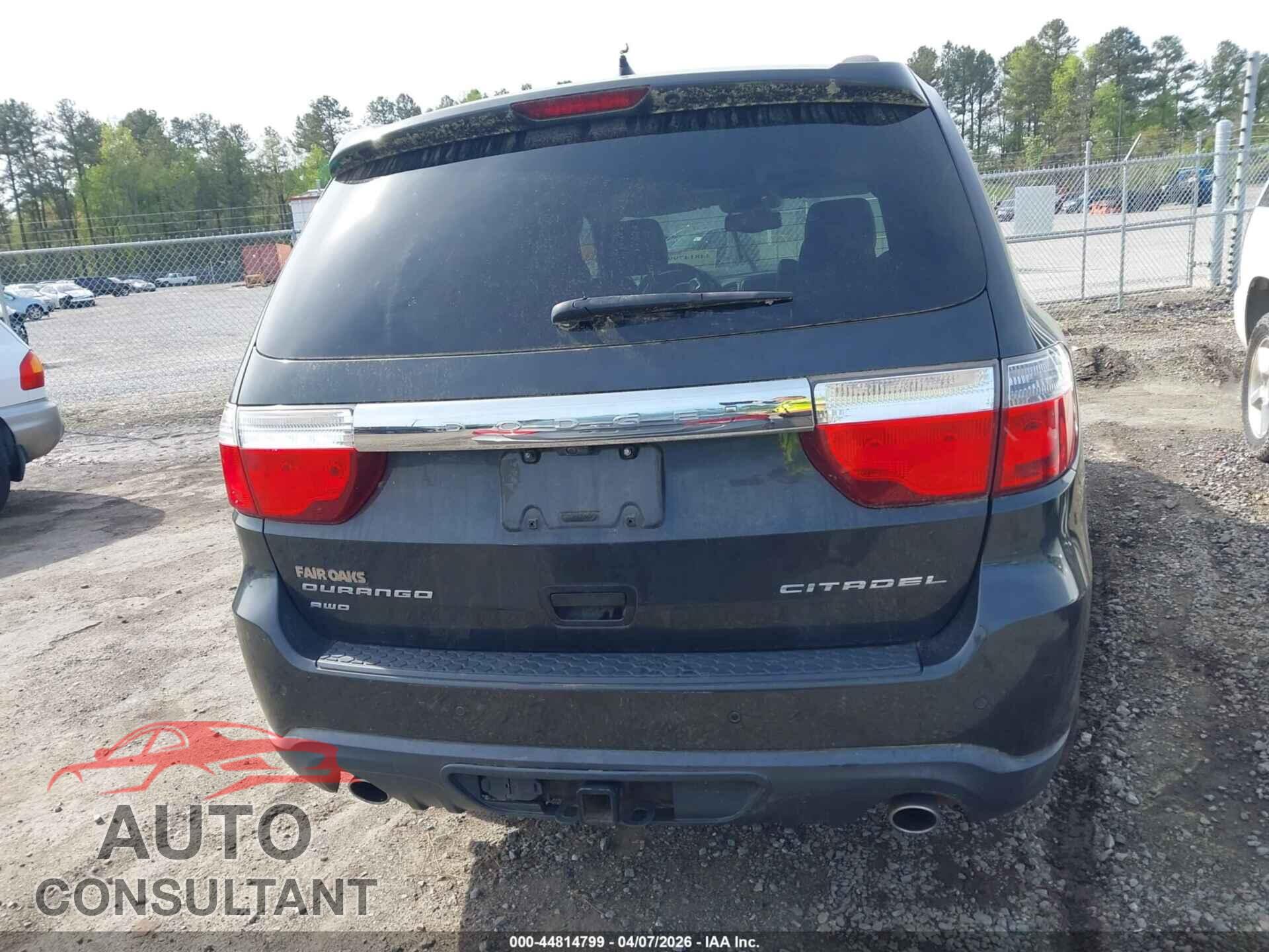 DODGE DURANGO 2011 - 1D4SE5GT3BC695649