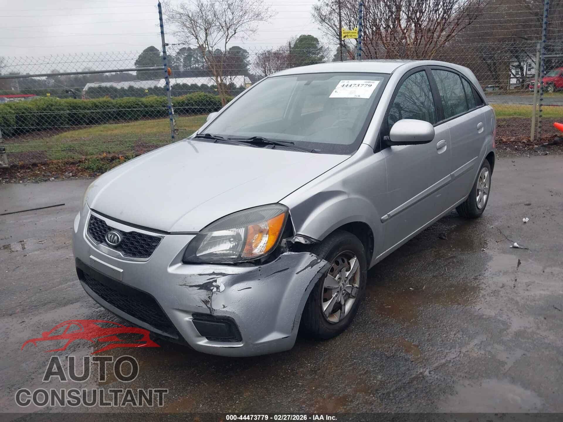 KIA RIO5 2010 - KNADH5A33A6651148
