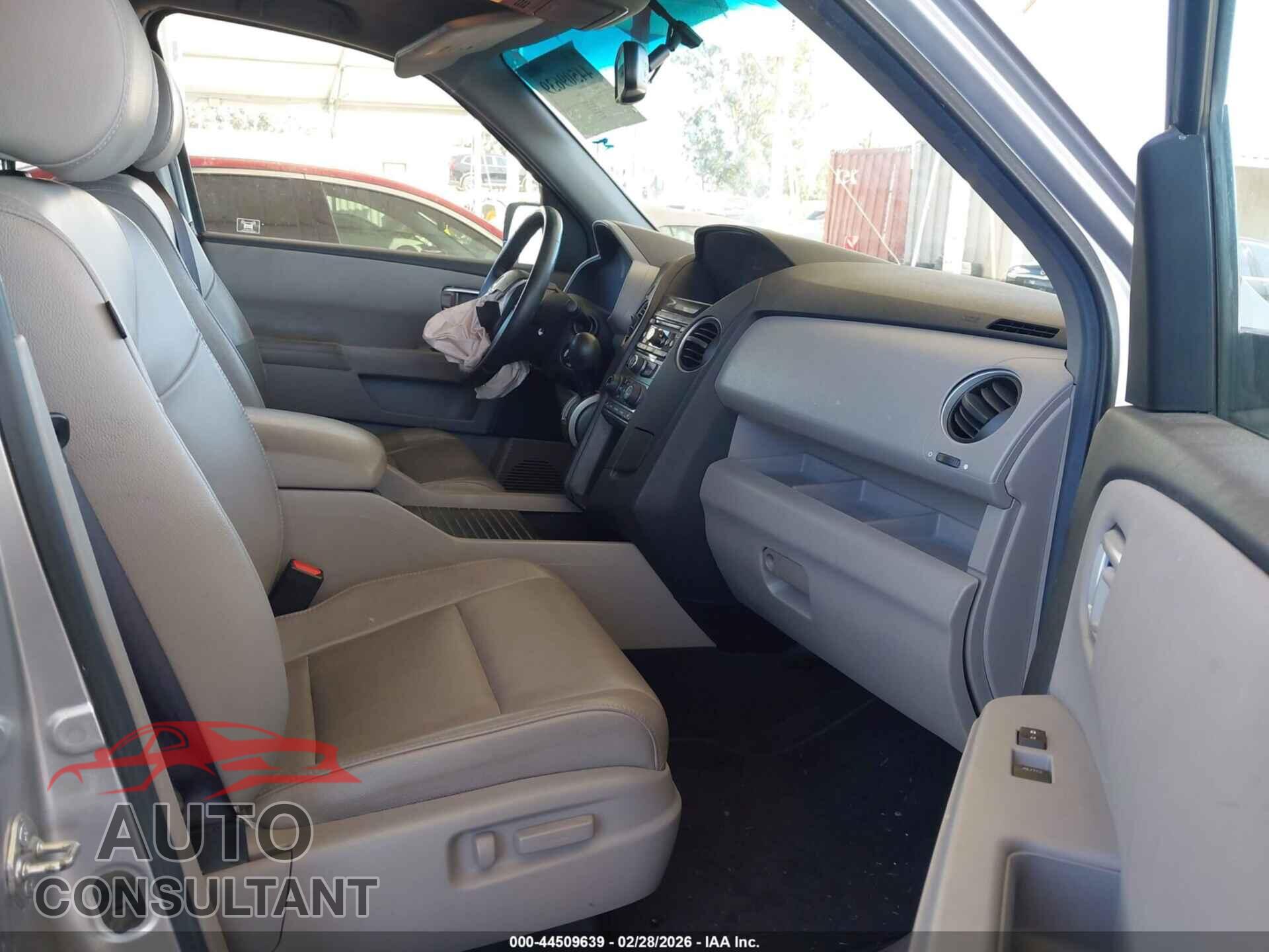 HONDA PILOT 2012 - 5FNYF3H57CB041492