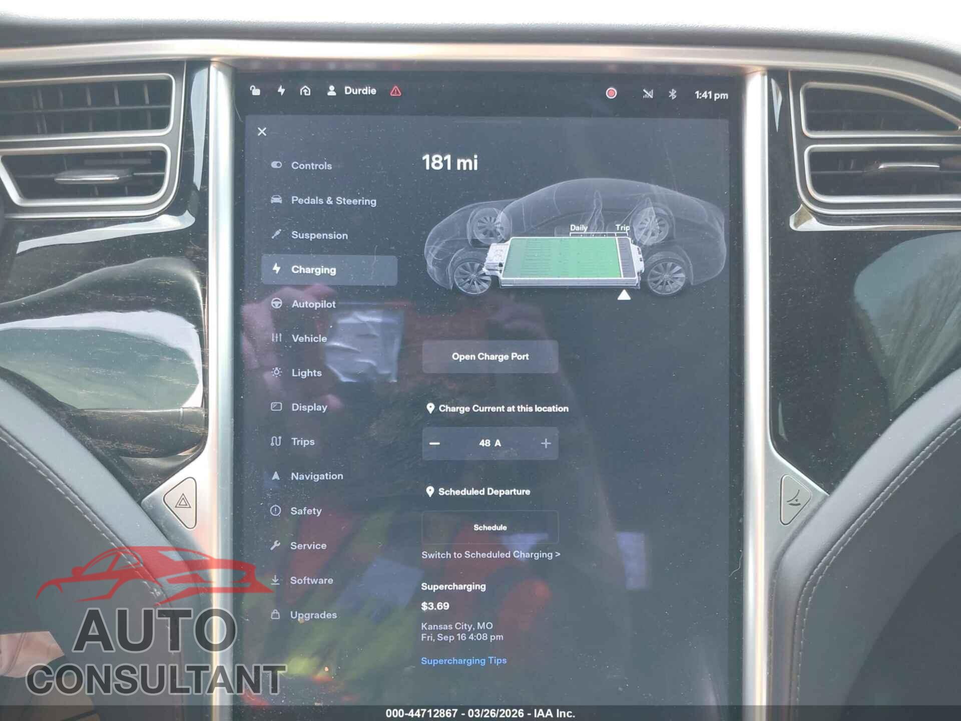 TESLA MODEL S 2017 - 5YJSA1E12HF213980