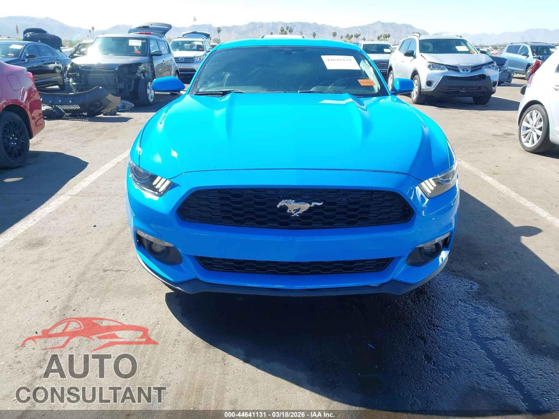 FORD MUSTANG 2017 - 1FA6P8TH8H5344945