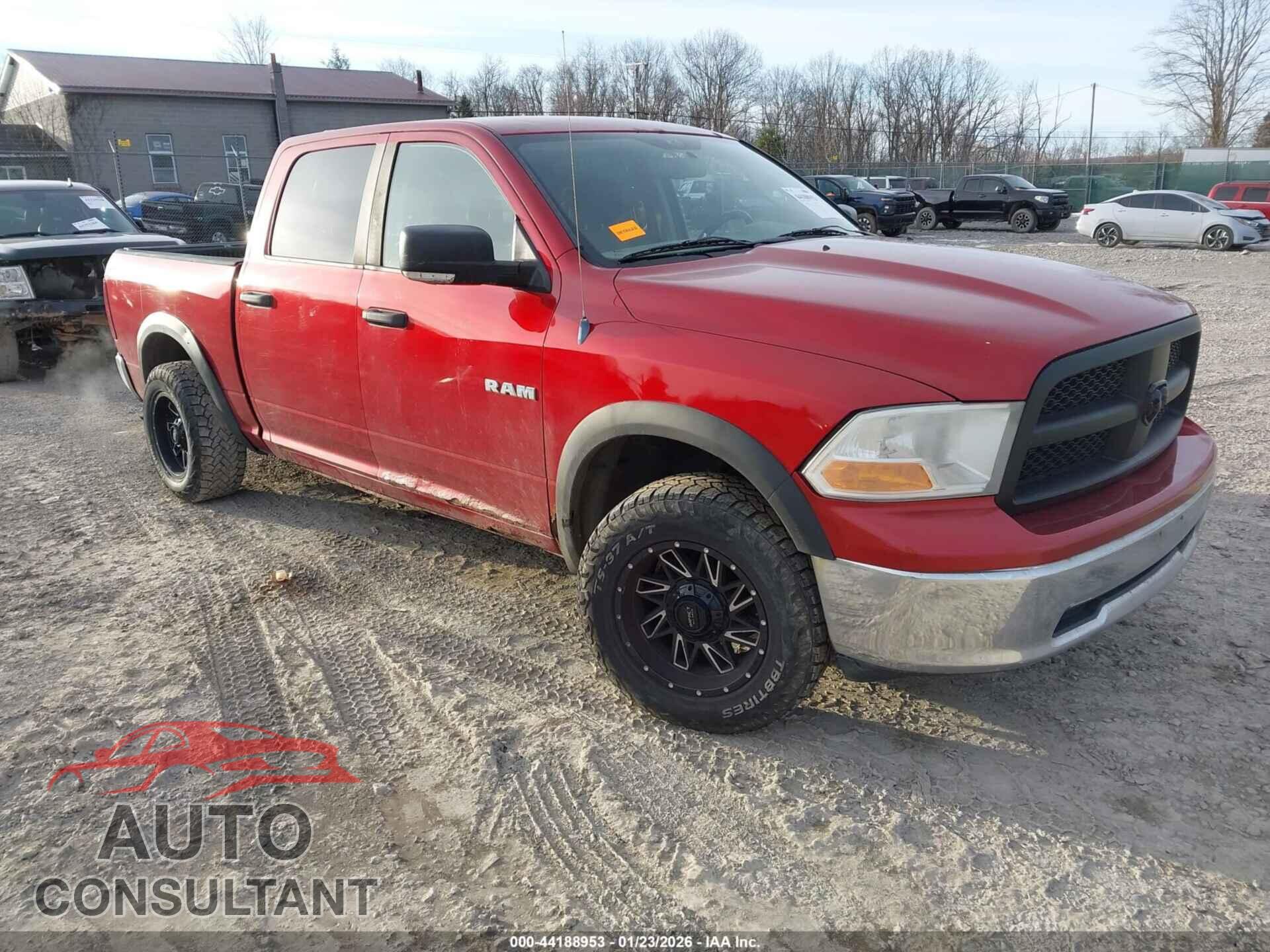 DODGE RAM 1500 2009 - 1D3HB13PX9S748601