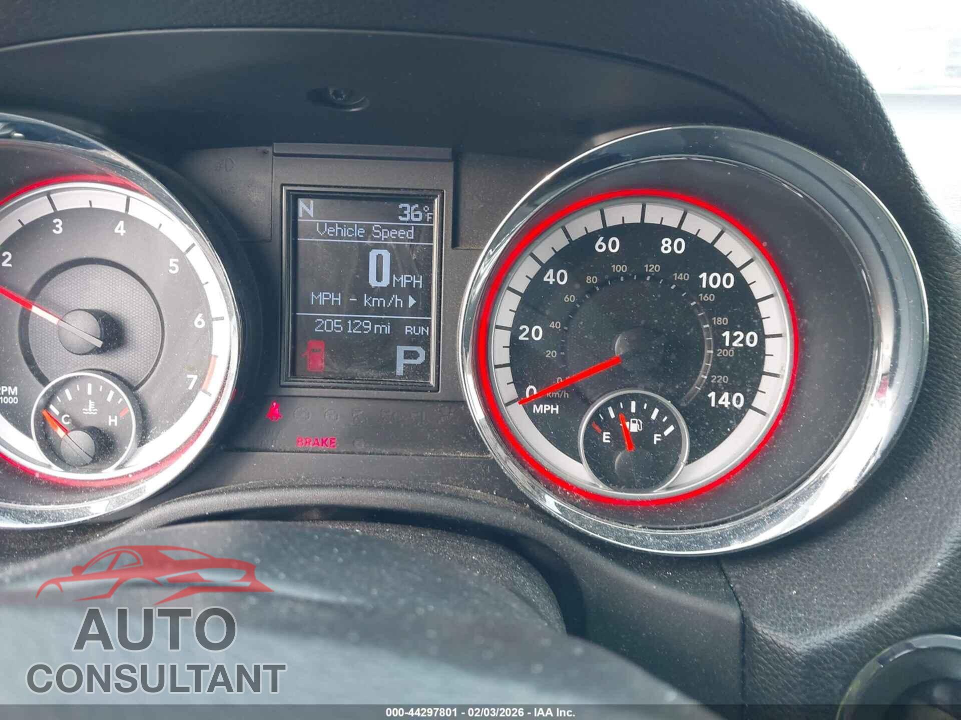 DODGE DURANGO 2013 - 1C4RDJEG4DC632818
