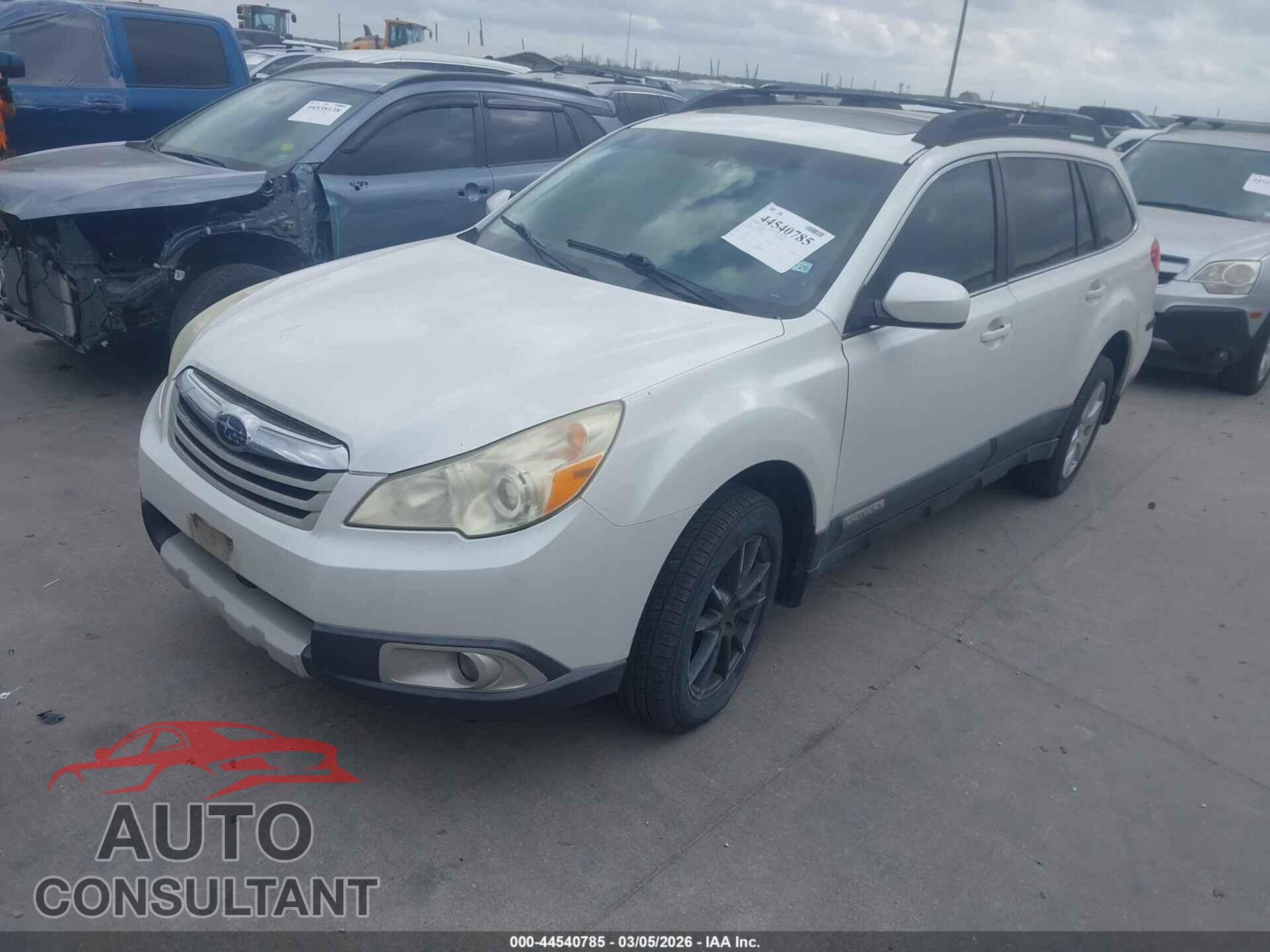 SUBARU OUTBACK 2011 - 4S4BRCKC8B3438950