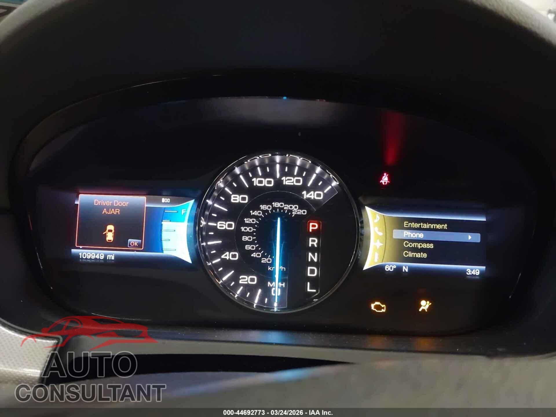 FORD EDGE 2013 - 2FMDK3J93DBA52068