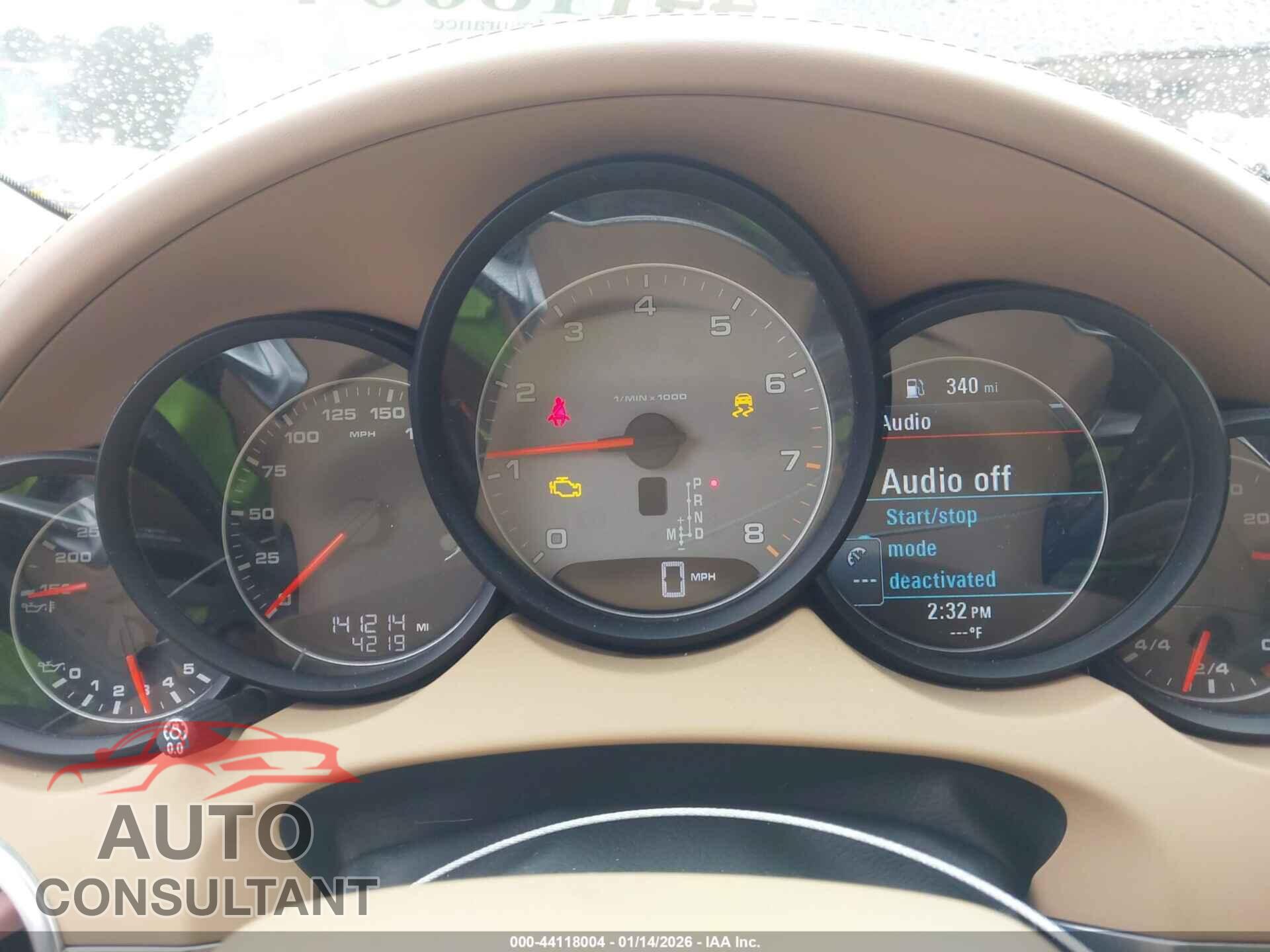 PORSCHE CAYENNE 2015 - WP1AB2A26FLA56184