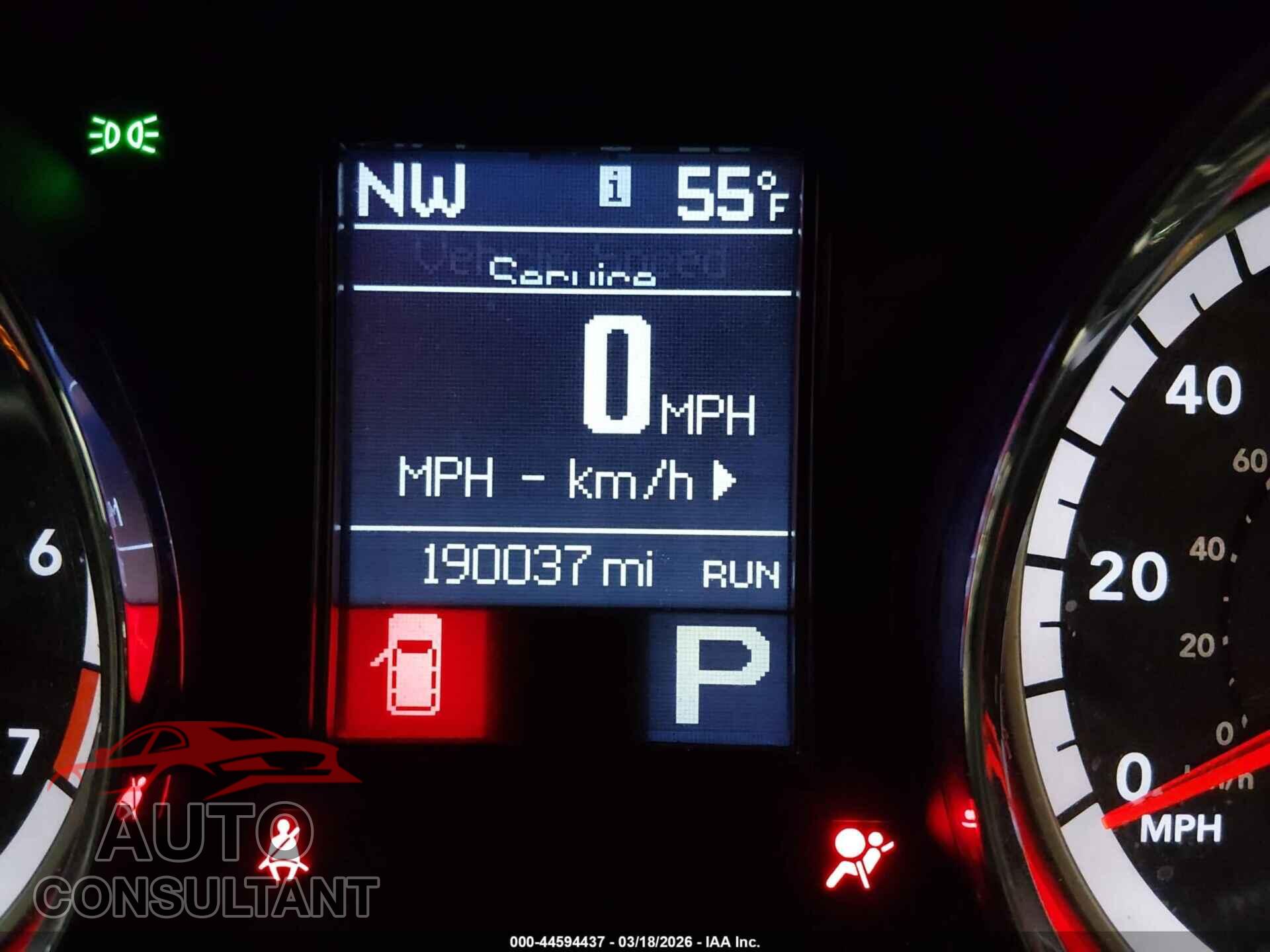 DODGE DURANGO 2013 - 1C4RDJEG4DC596516