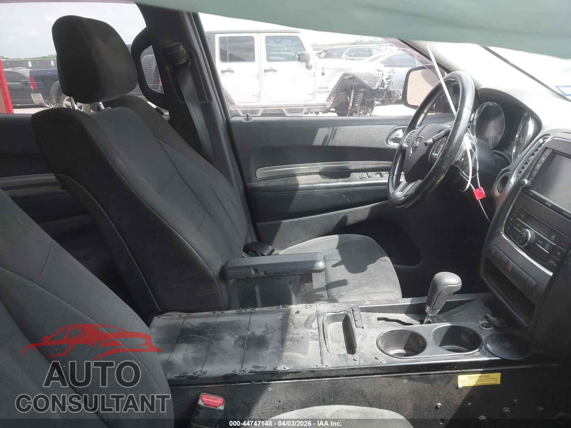 DODGE DURANGO 2012 - 1C4RDJFGXCC361387