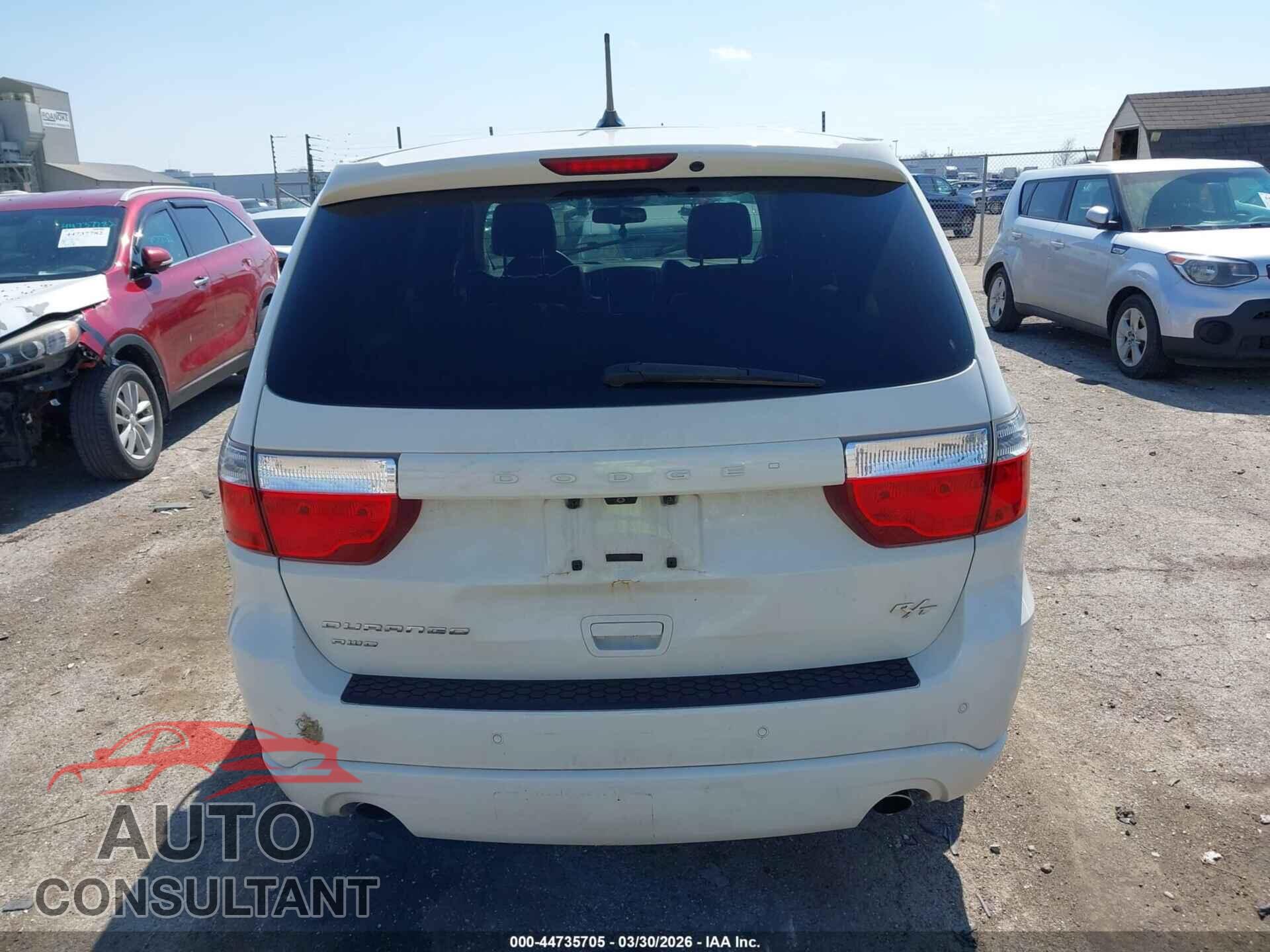 DODGE DURANGO 2012 - 1C4SDJCT1CC284945