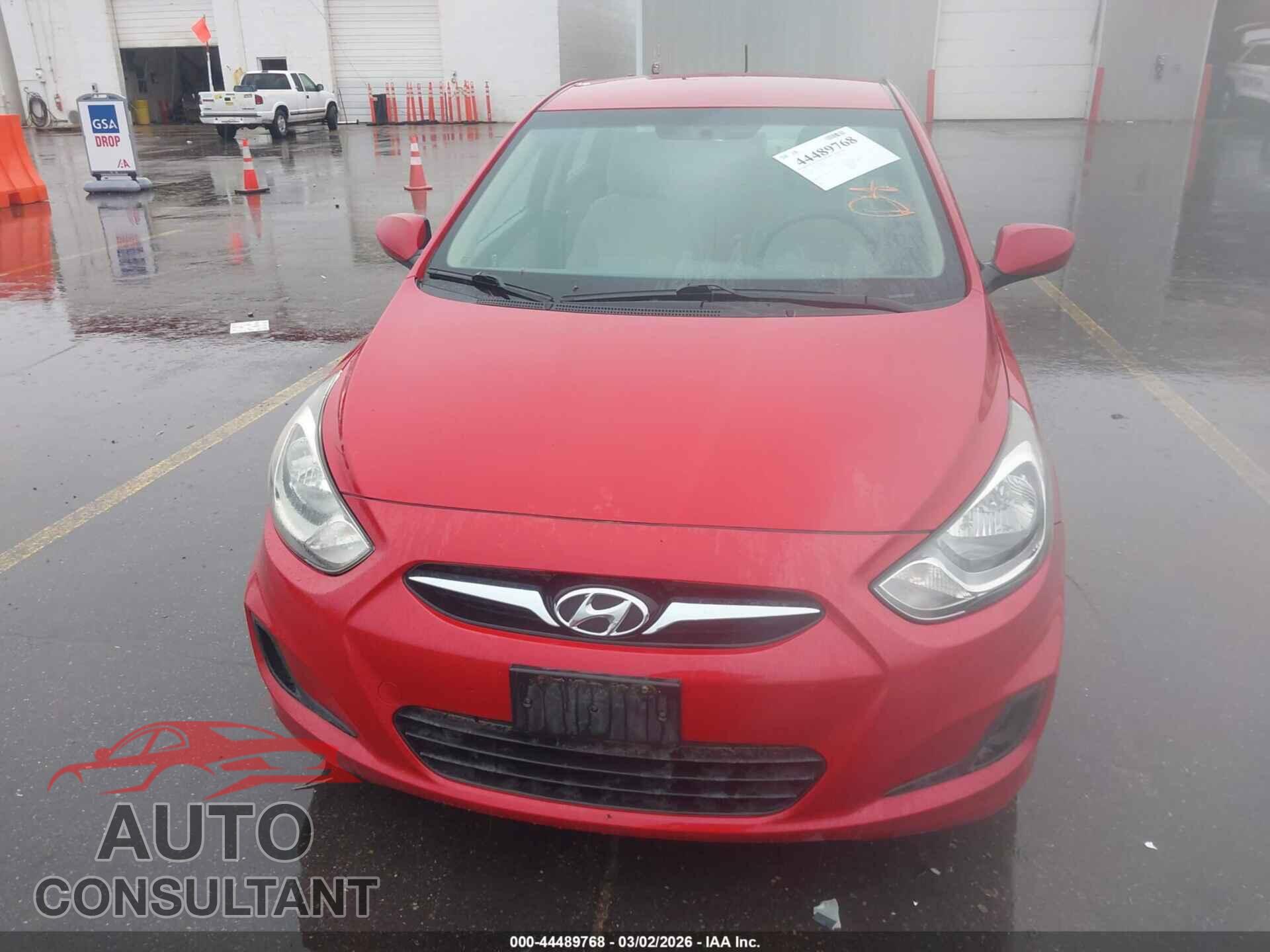 HYUNDAI ACCENT 2012 - KMHCT4AEXCU087386