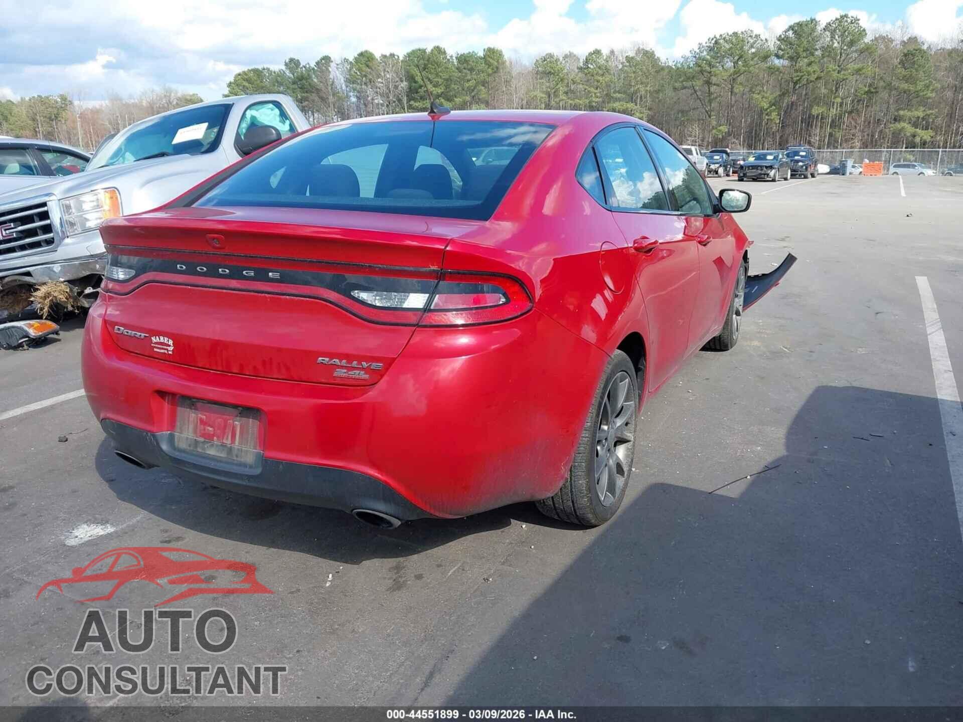 DODGE DART 2014 - 1C3CDFBB3ED868971