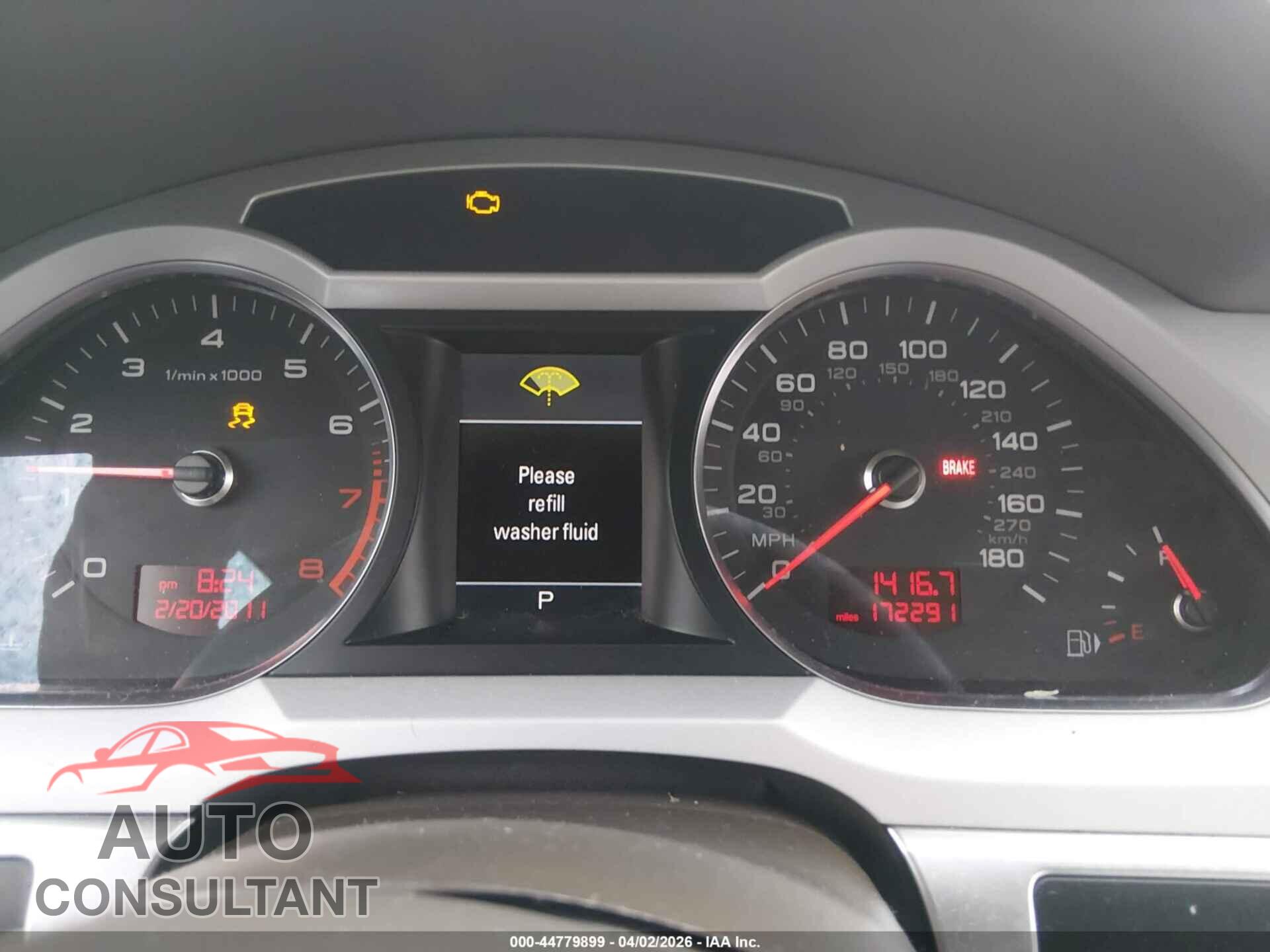 AUDI A6 2011 - WAUKGAFB3BN020099