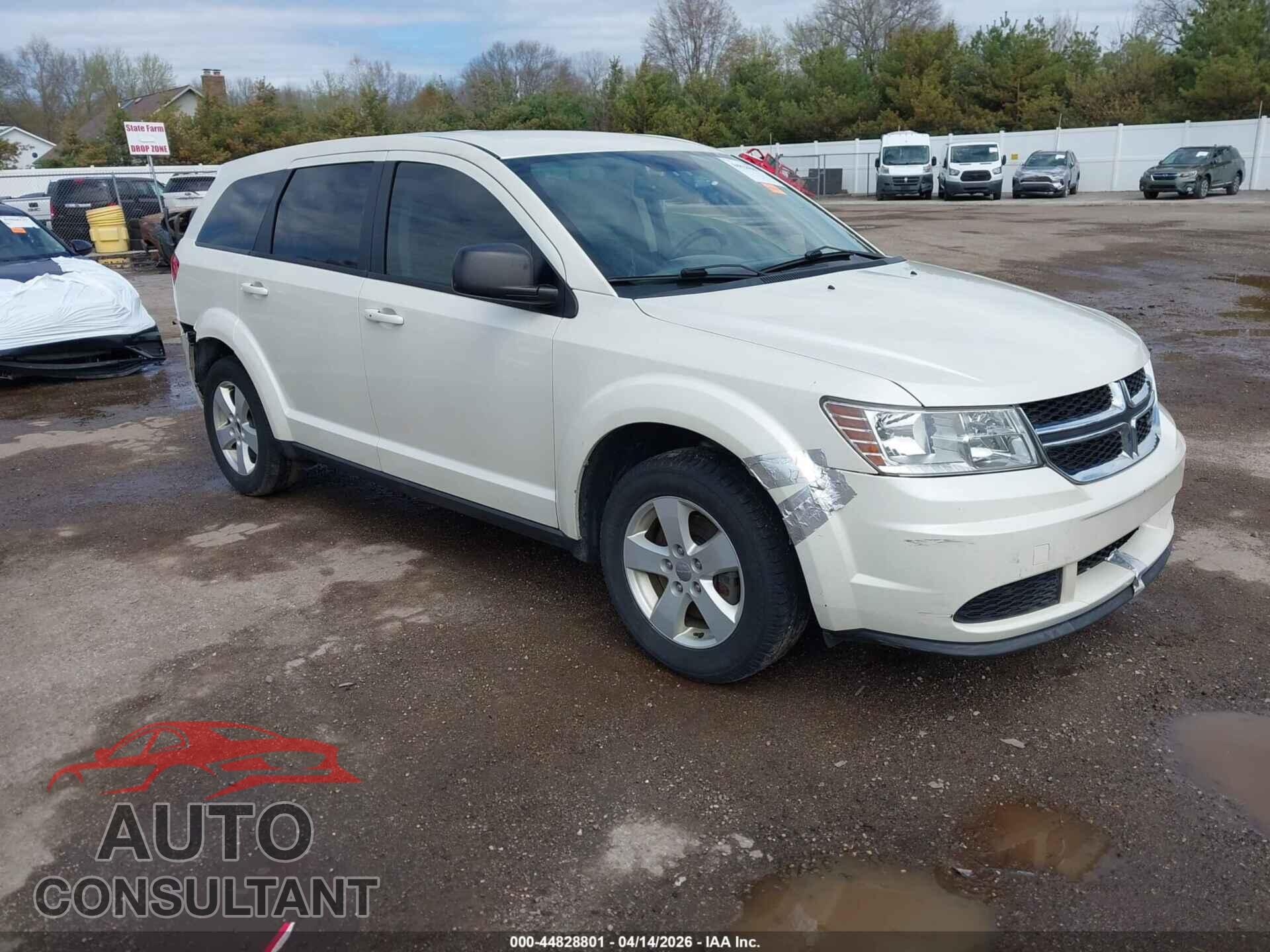 DODGE JOURNEY 2013 - 3C4PDCAB4DT508467