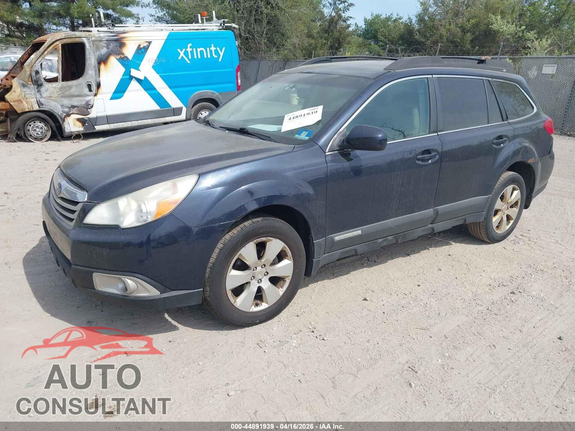 SUBARU OUTBACK 2012 - 4S4BRBGC8C3201296