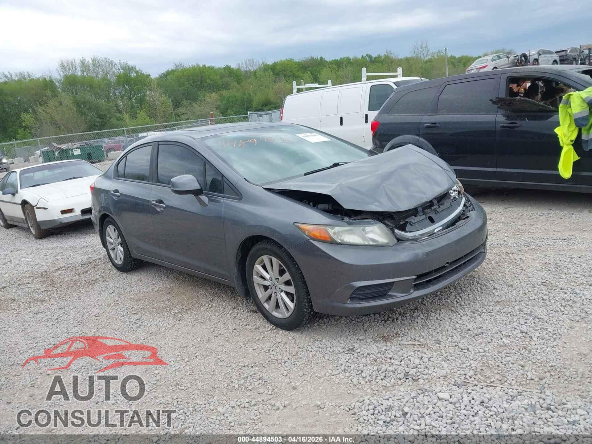 HONDA CIVIC 2012 - 19XFB2F91CE047863
