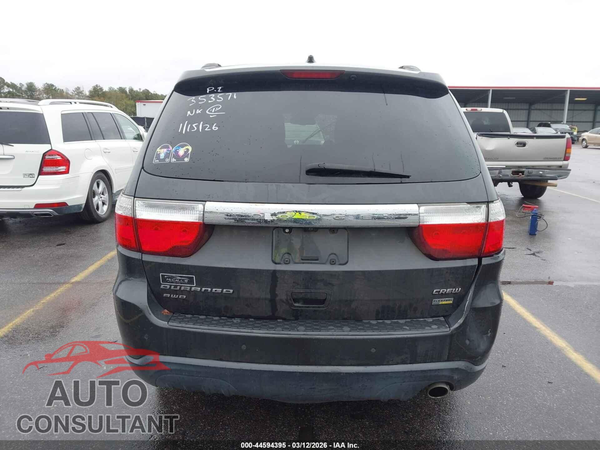 DODGE DURANGO 2011 - 1D4RE4GG7BC685329