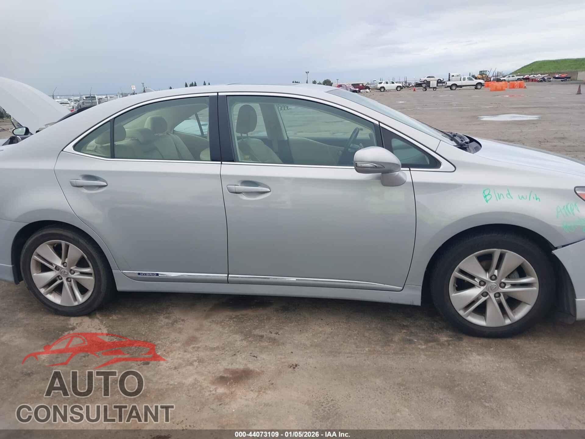 LEXUS HS 250H 2010 - JTHBB1BA0A2035561