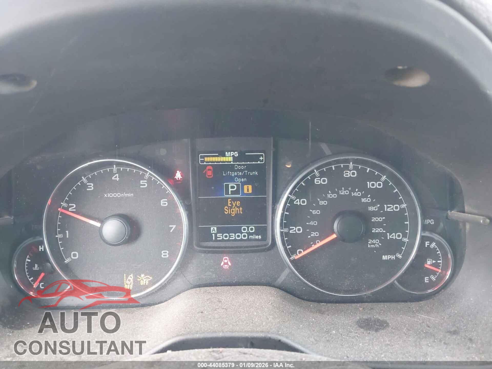 SUBARU OUTBACK 2014 - 4S4BRBPC9E3251790