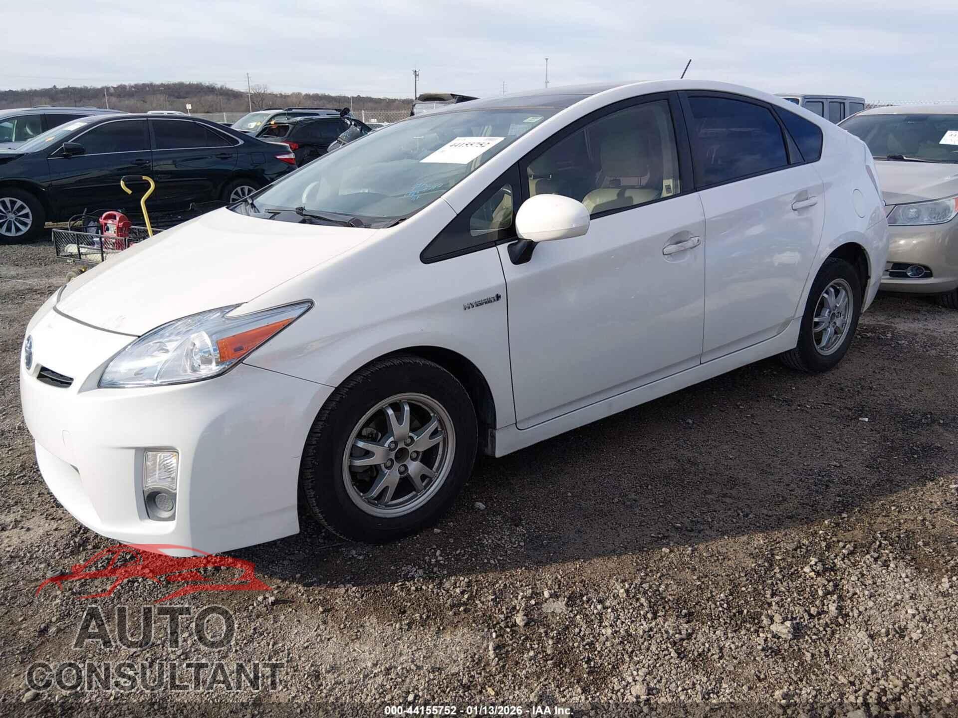 TOYOTA PRIUS 2010 - JTDKN3DU3A0092411