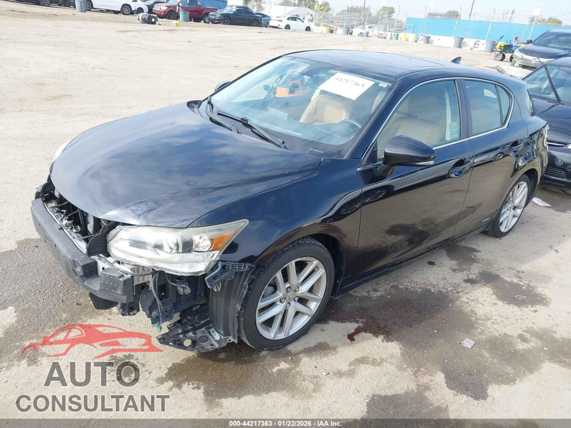 LEXUS CT 200H 2014 - JTHKD5BH3E2207103
