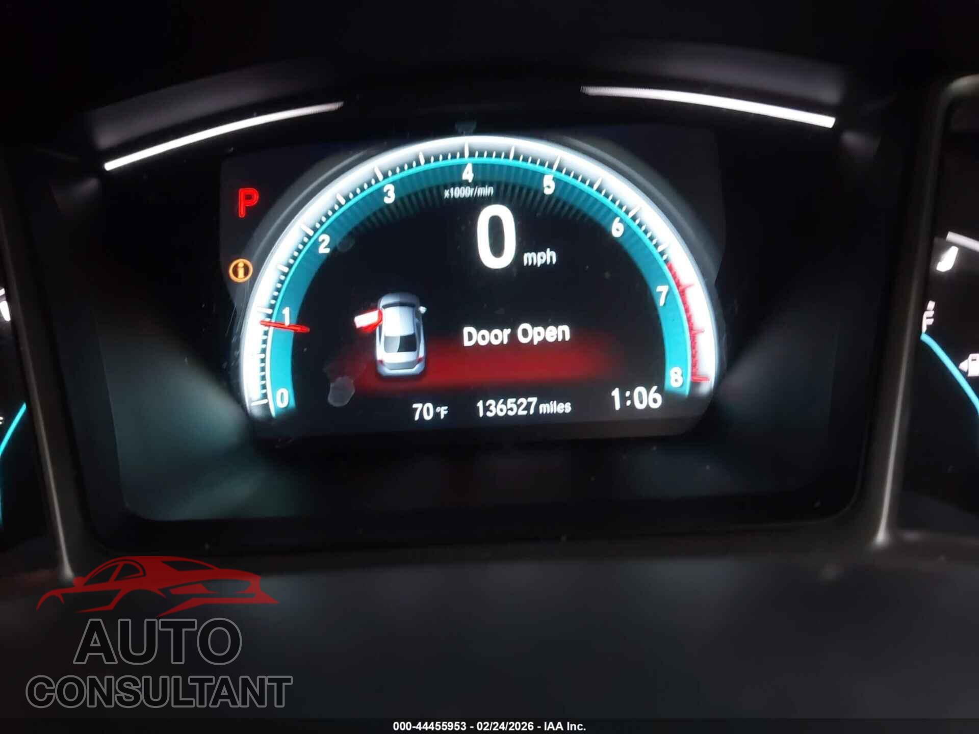 HONDA CIVIC 2016 - 19XFC2F76GE073148