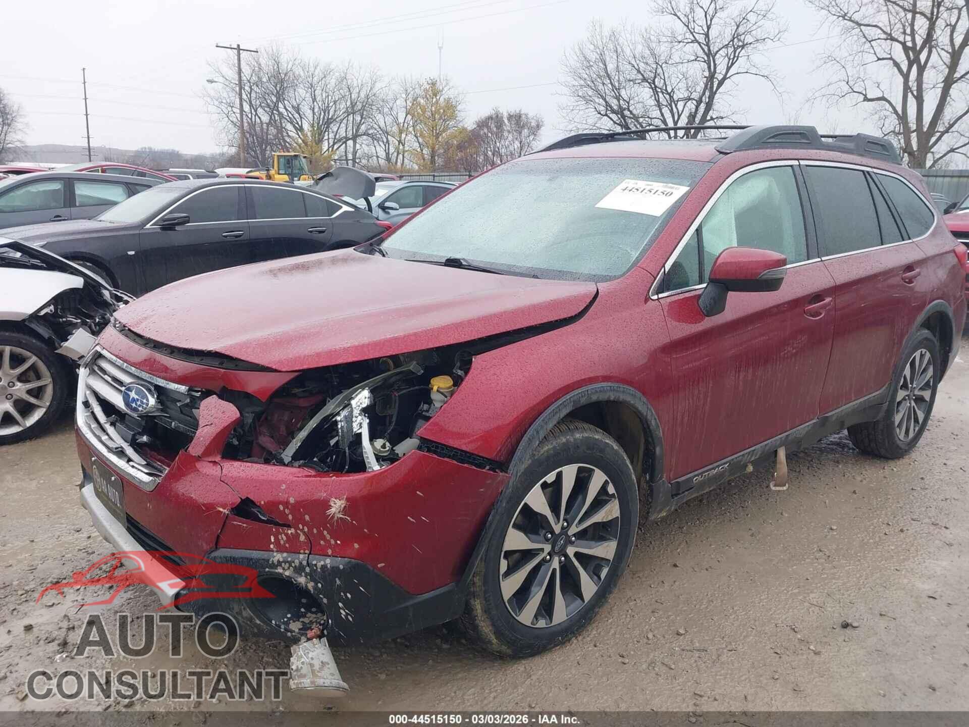 SUBARU OUTBACK 2015 - 4S4BSBLC6F3249443