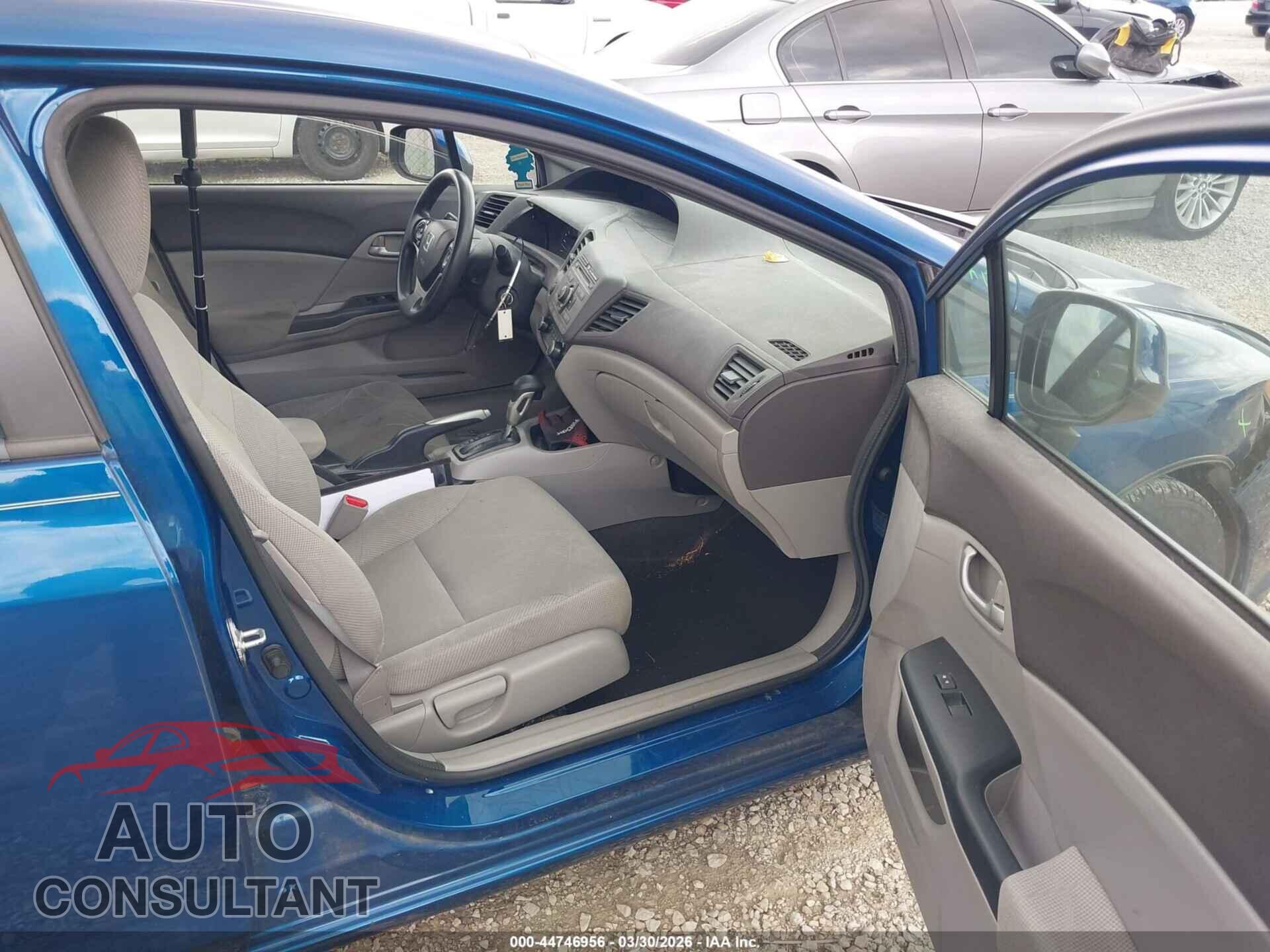 HONDA CIVIC 2012 - 19XFB2F51CE076857