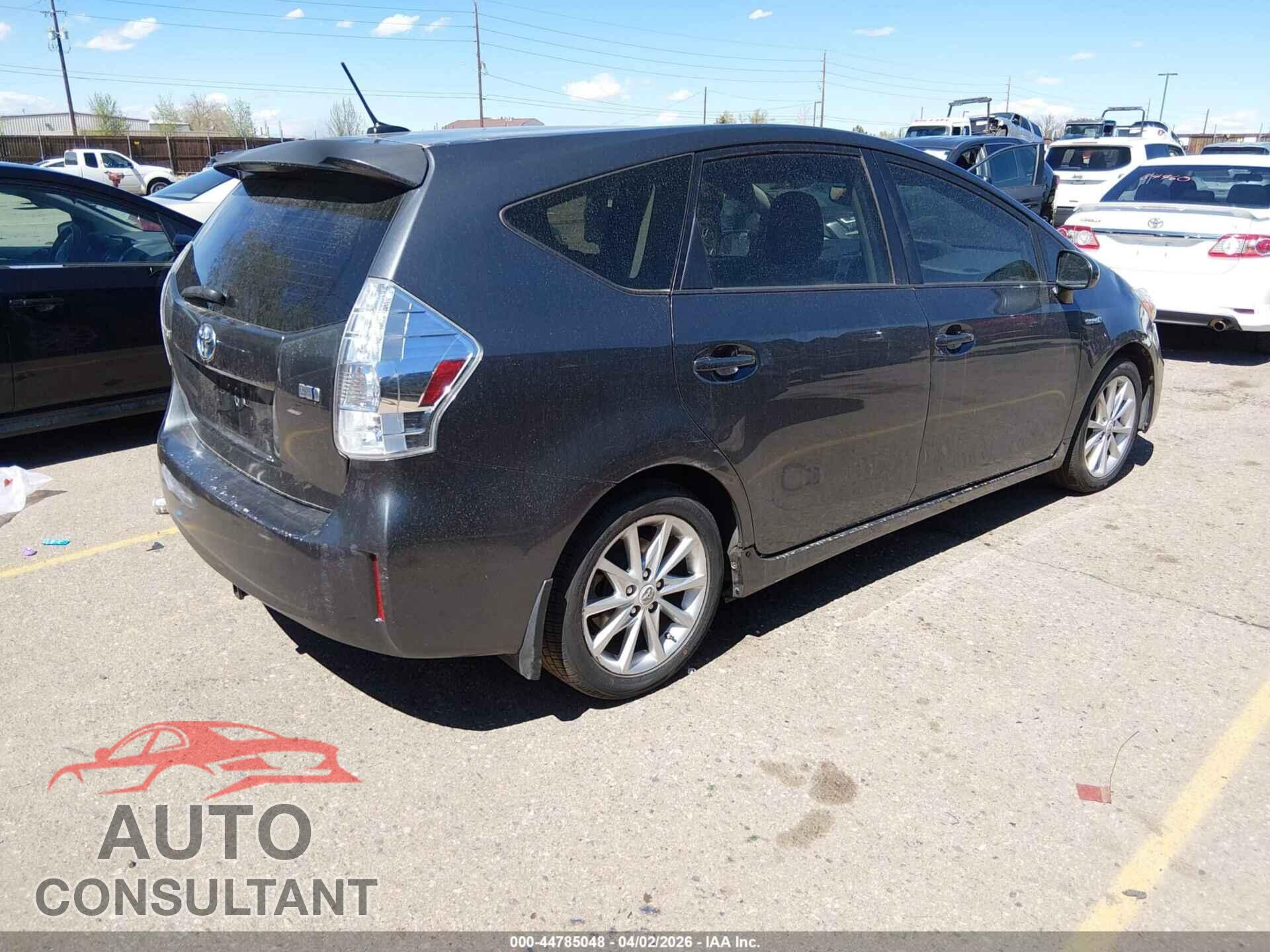TOYOTA PRIUS V 2013 - JTDZN3EU8D3197588
