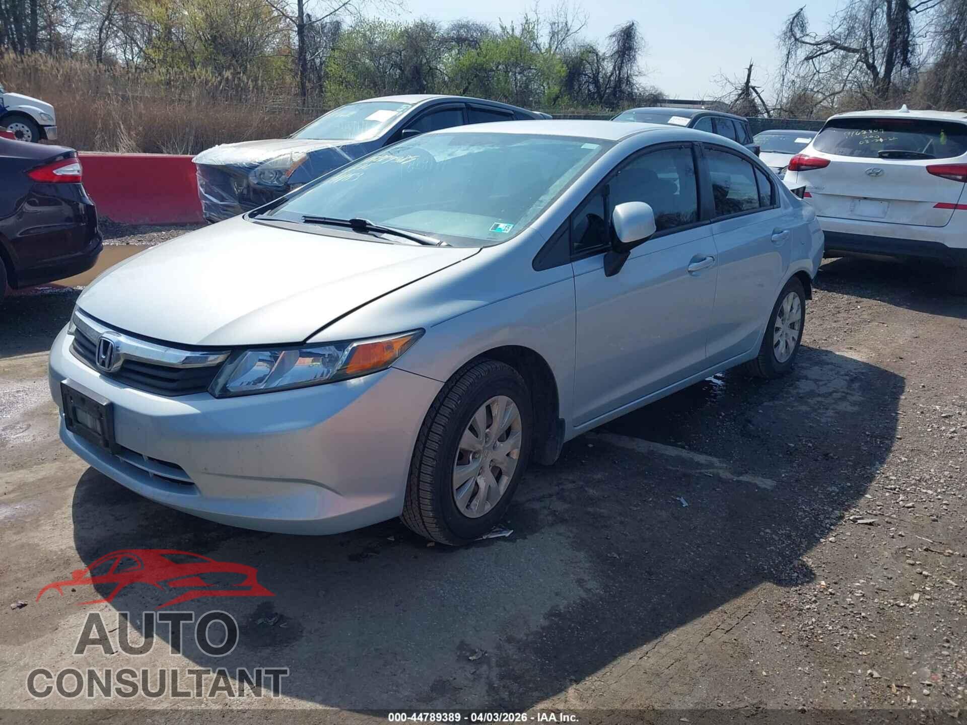 HONDA CIVIC 2012 - 19XFB2F50CE311118